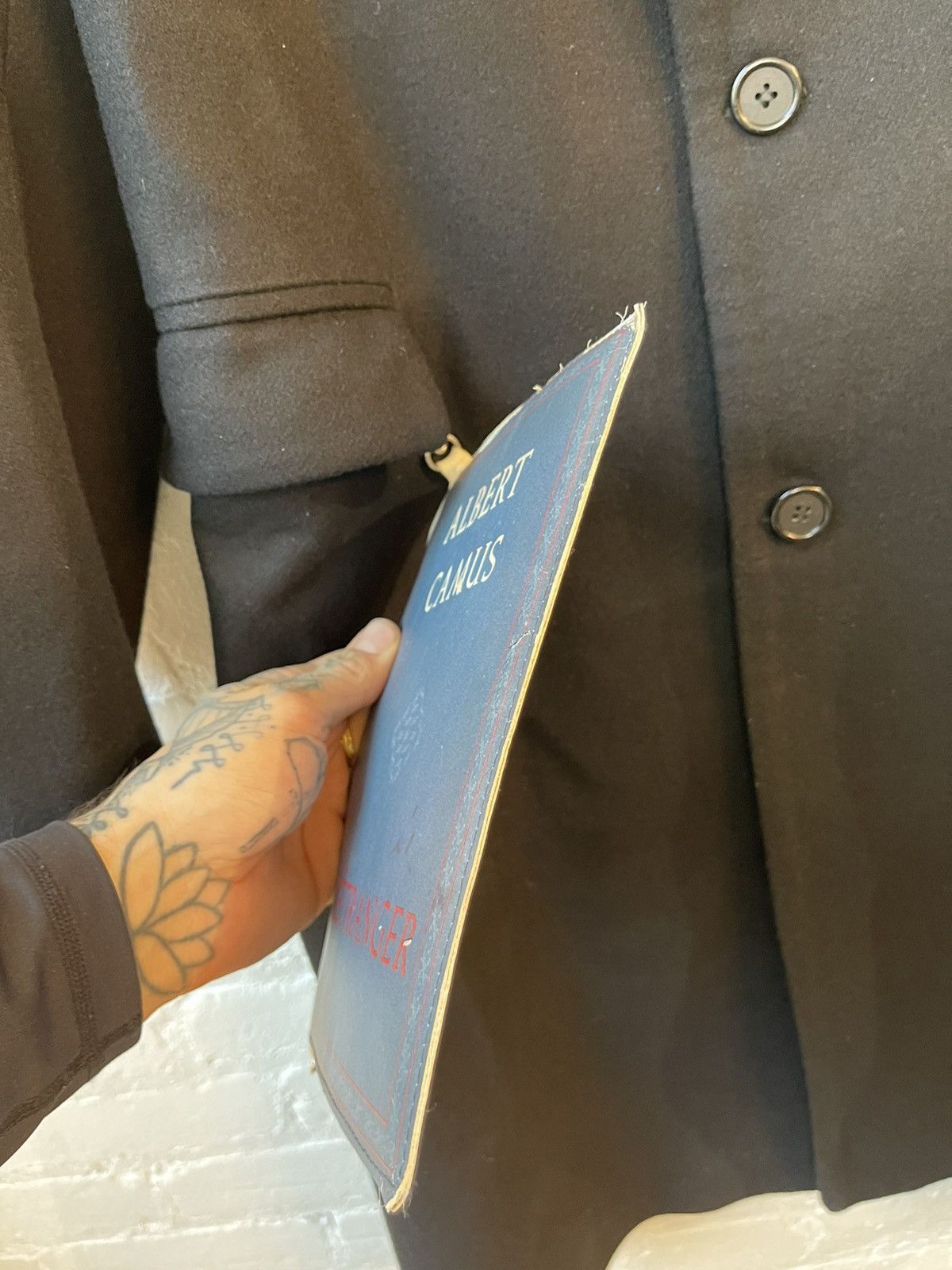 Enfants Riches Deprimes ERD Peacoat With Book Chain ‘ Stranger Coat ‘ GRAIL Size US S / EU 44-46 / 1 - 5 Thumbnail