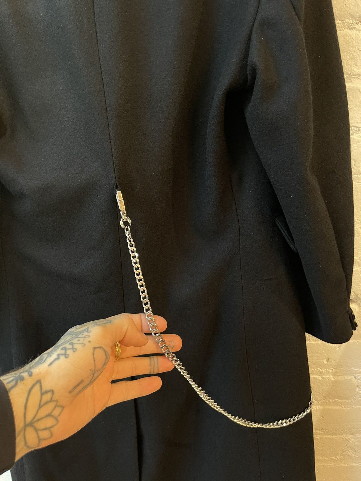Enfants Riches Deprimes ERD Peacoat With Book Chain ‘ Stranger Coat ‘ GRAIL Size US S / EU 44-46 / 1 - 10 Thumbnail