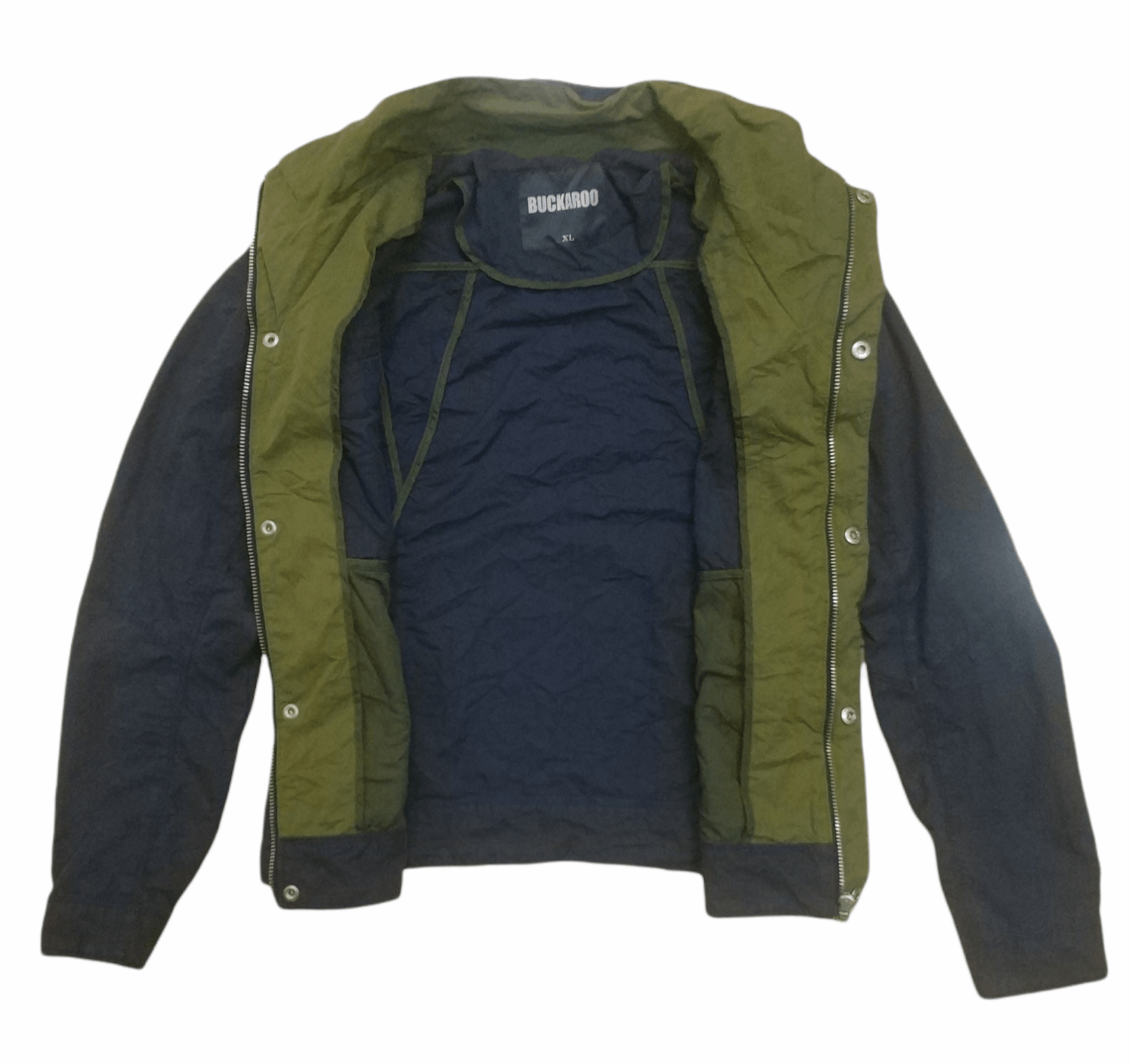 Pre-owned Designer Buckaroo Tactical Jacket In Dark Blue