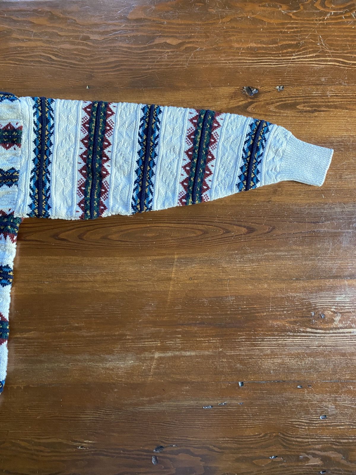 Van Heusen Vintage 90’s Van Heusen Textile Stripes Knit Sweater Size US M / EU 48-50 / 2 - 11 Thumbnail