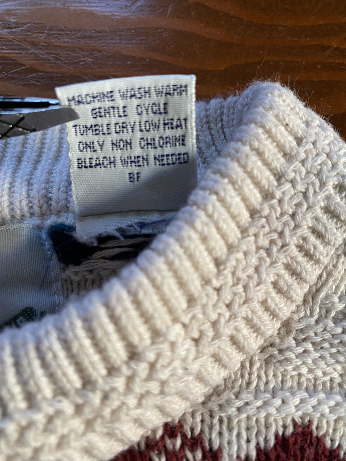 Van Heusen Vintage 90’s Van Heusen Textile Stripes Knit Sweater Size US M / EU 48-50 / 2 - 5 Thumbnail