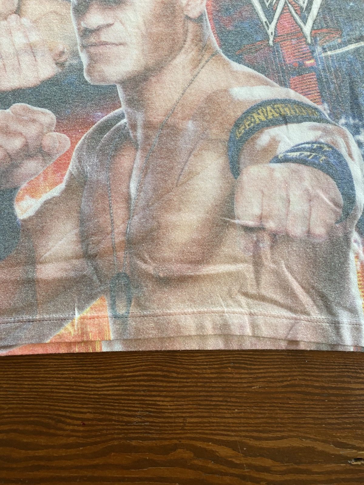 WWE WWE Multi Wrestlers Big Image Faded Tee Size US XS / EU 42 / 0 - 11 Thumbnail