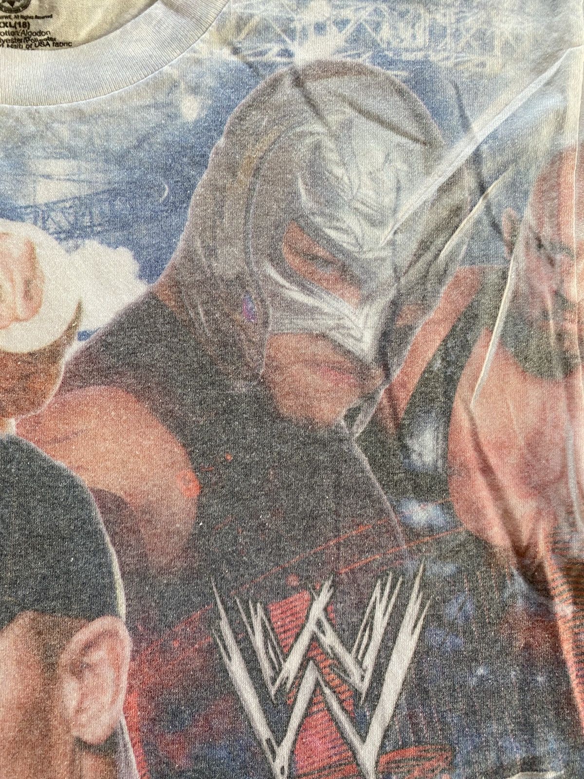 WWE WWE Multi Wrestlers Big Image Faded Tee Size US XS / EU 42 / 0 - 6 Thumbnail