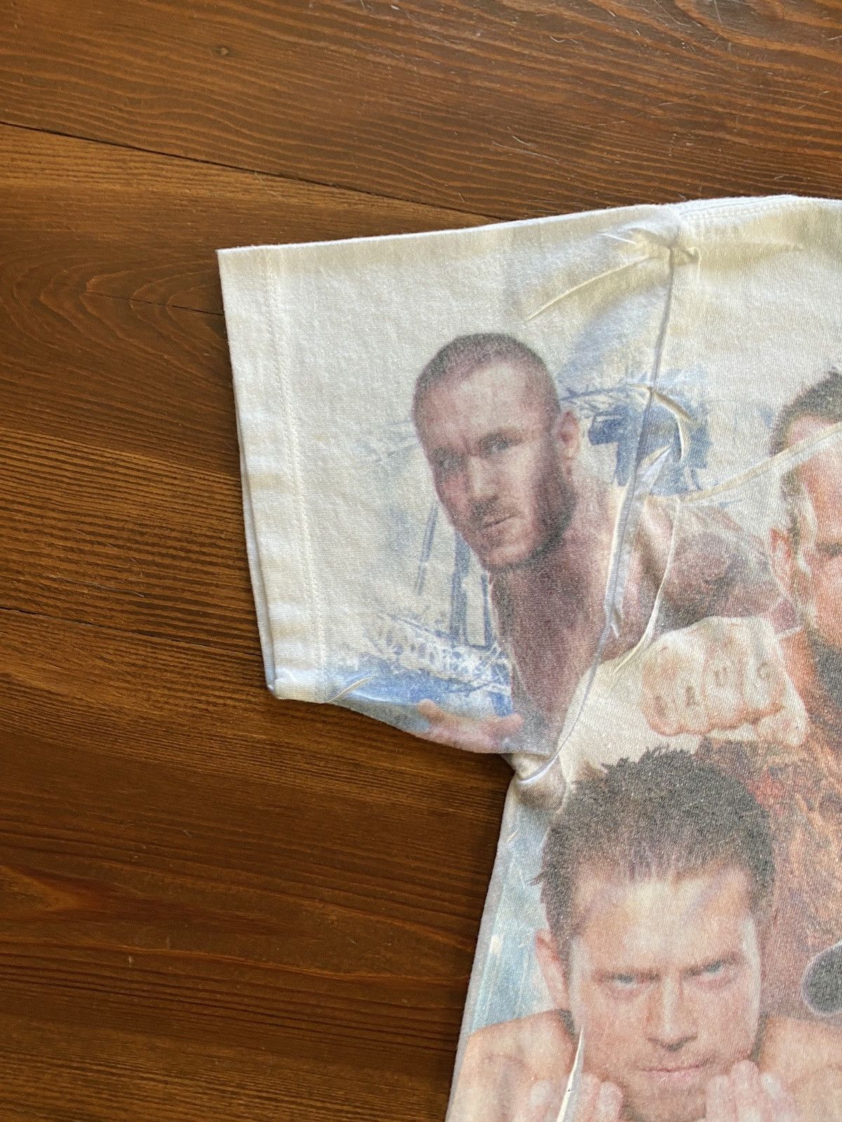 WWE WWE Multi Wrestlers Big Image Faded Tee Size US XS / EU 42 / 0 - 3 Thumbnail