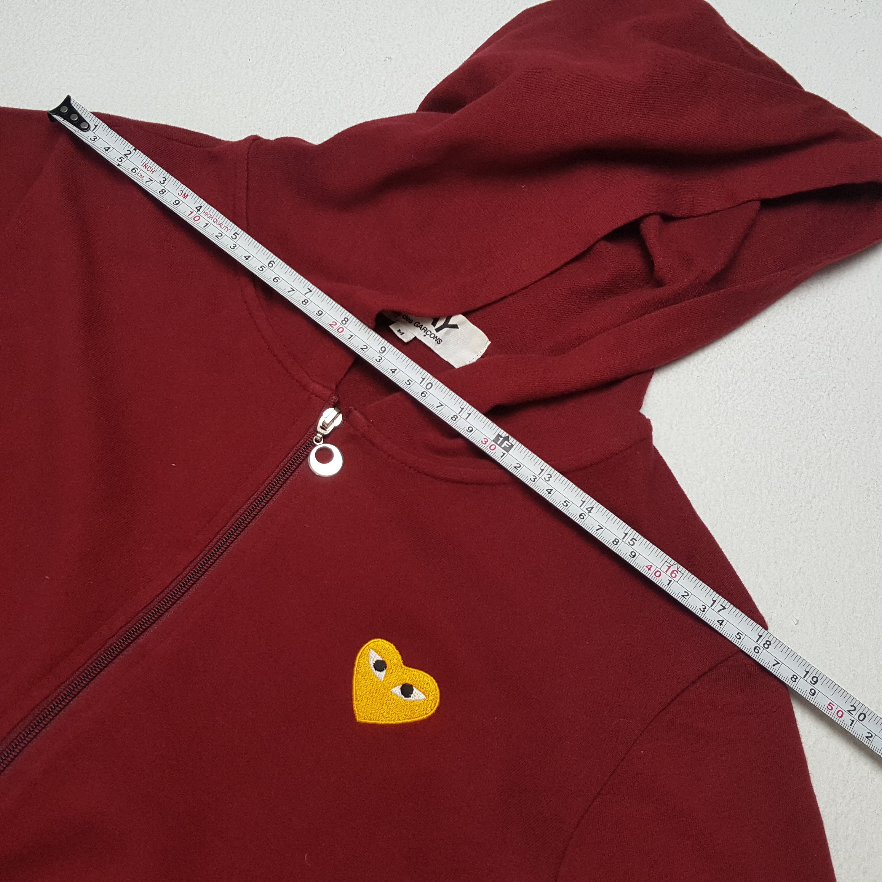 Comme des Garcons PLAY × Japanese Brand × Vintage Vintage COMME des GARCONS PLAY Small Logo Hoodies Size US S / EU 44-46 / 1 - 4 Thumbnail