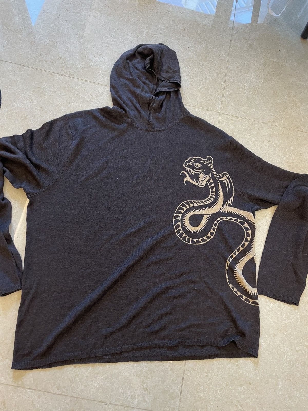 Polo Ralph Lauren Polo snake 🐍 knit hoodie Size US L / EU 52-54 / 3 - 1 Thumbnail