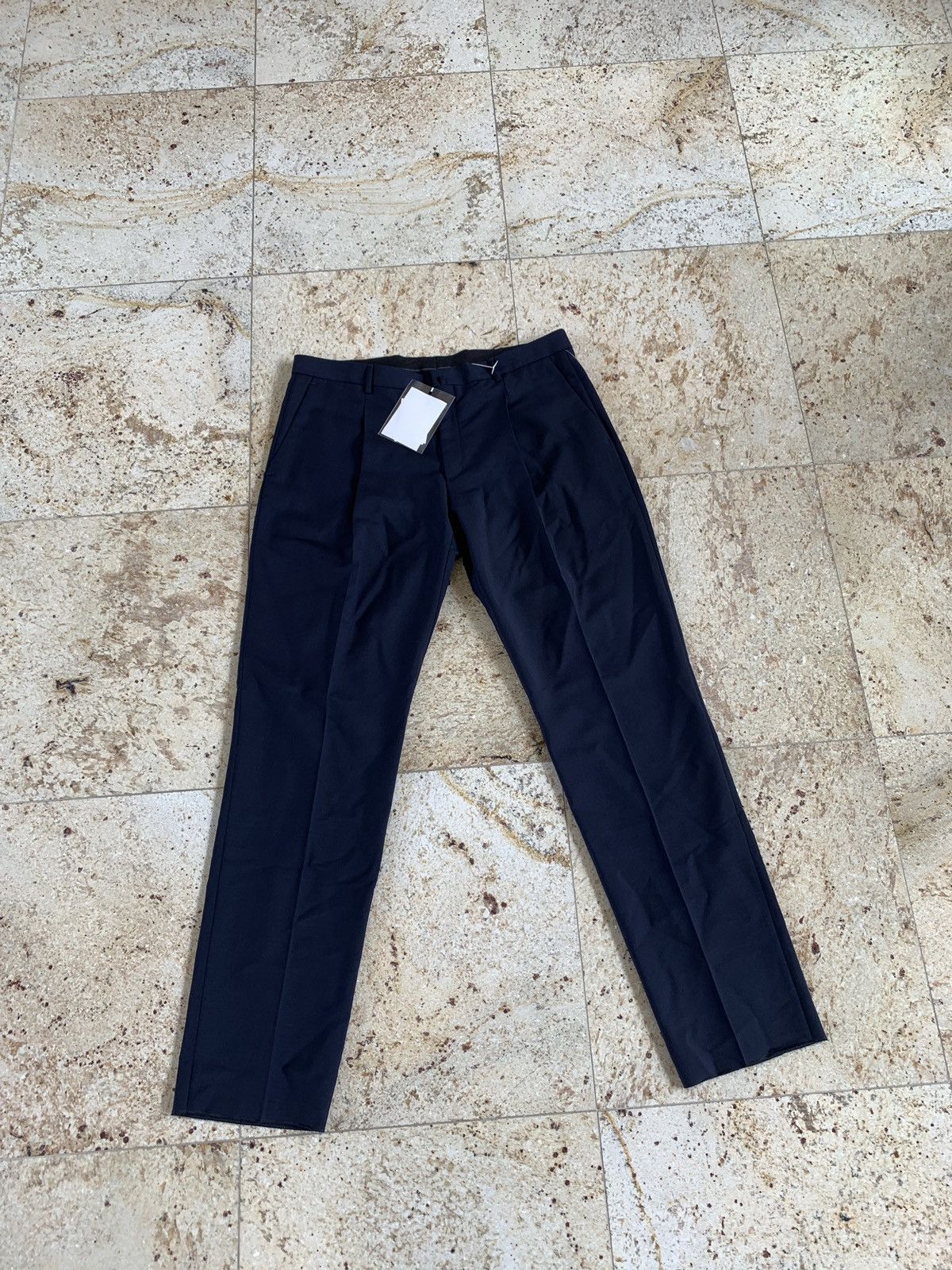 Acne Studios Boston Wool Trousers in Navy Size US 38 / EU 54 - 1 Thumbnail