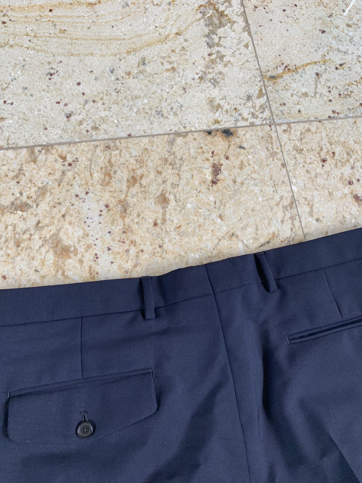 Acne Studios Boston Wool Trousers in Navy Size US 38 / EU 54 - 15 Thumbnail