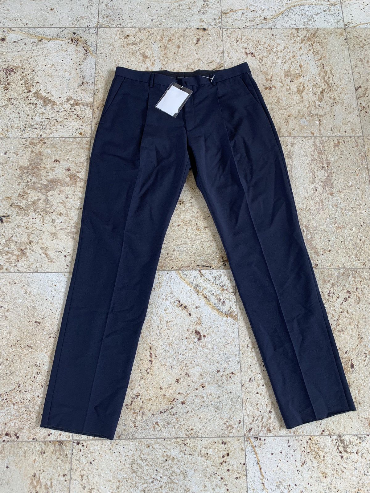 Acne Studios Boston Wool Trousers in Navy Size US 38 / EU 54 - 3 Thumbnail