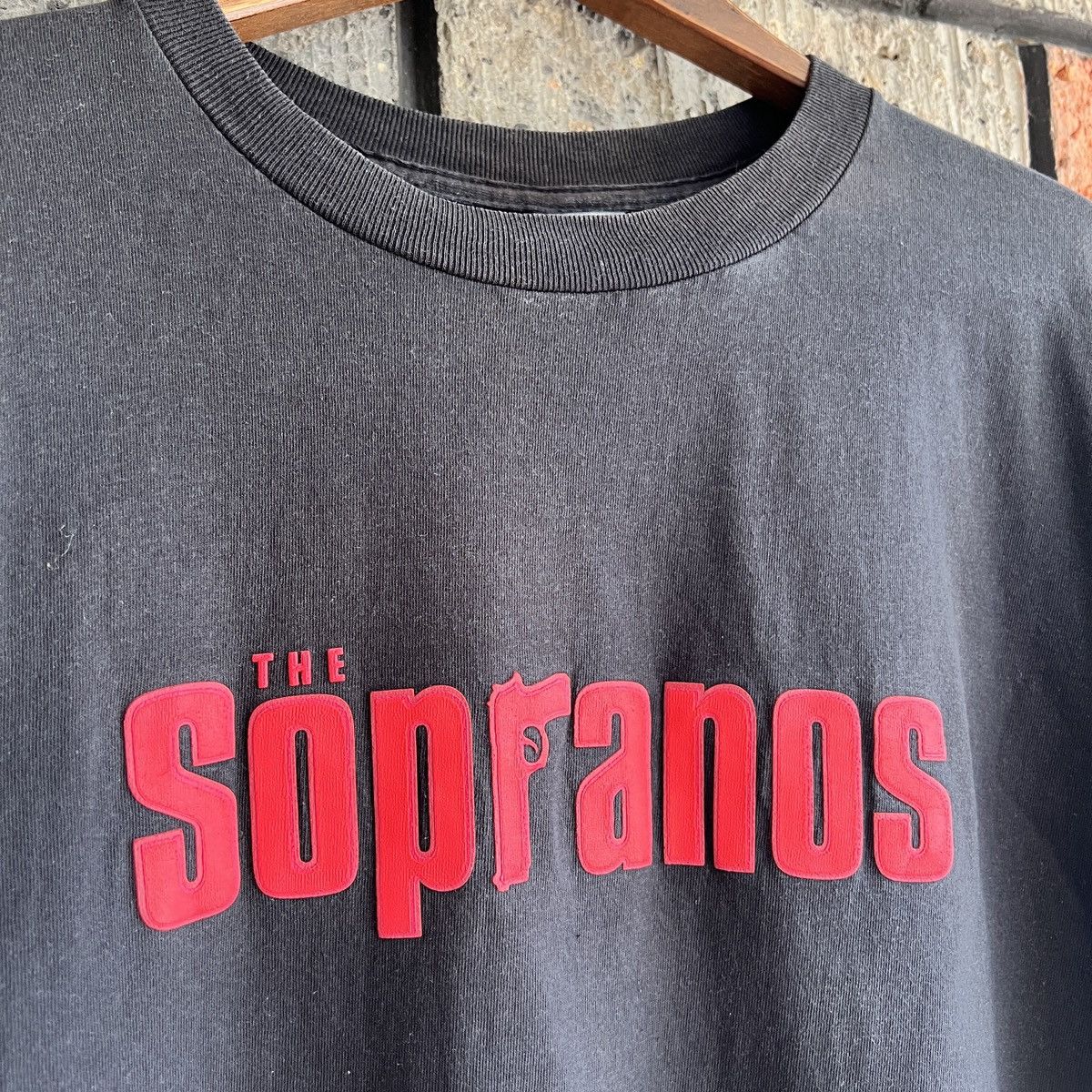 Vintage VTG ‘00s Sopranos TV Series Promo Tee Shirt Bada Bing Size US XL / EU 56 / 4 - 4 Thumbnail