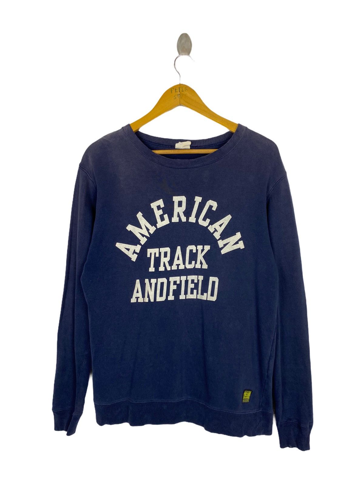 Vintage Vintage American Track Andfield Sweater Size US L / EU 52-54 / 3 - 1 Thumbnail