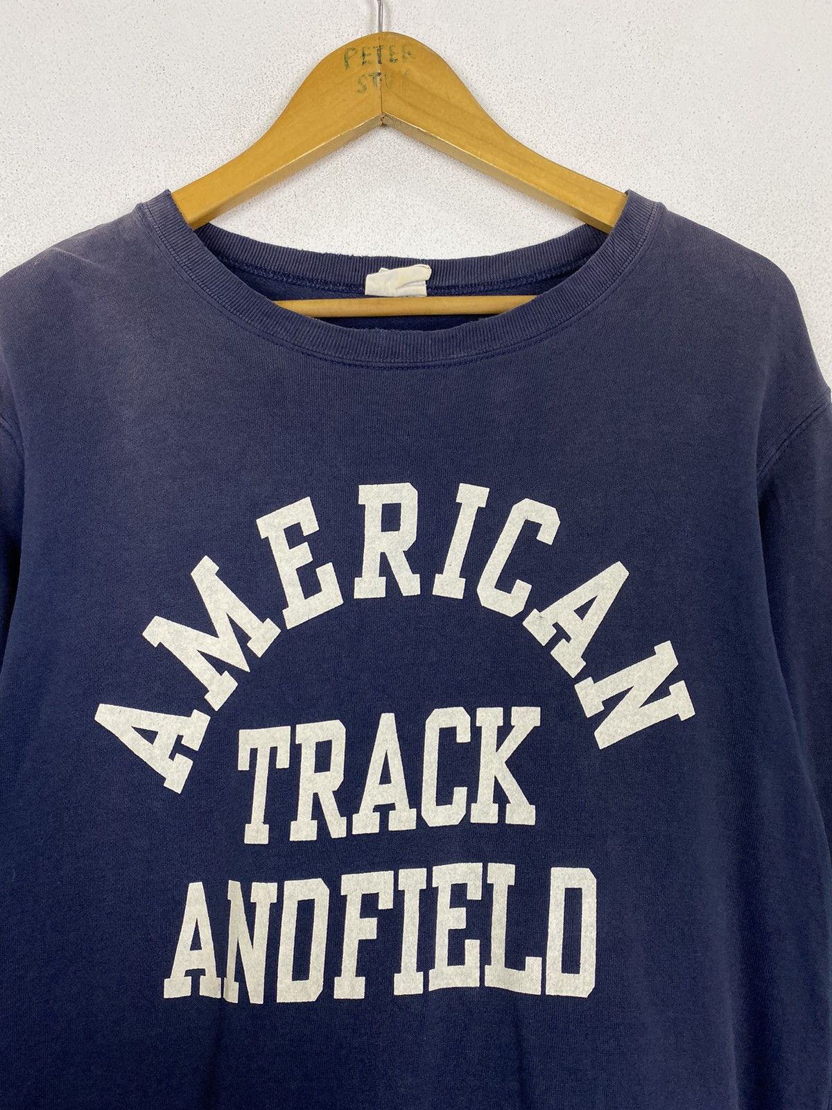 Vintage Vintage American Track Andfield Sweater Size US L / EU 52-54 / 3 - 3 Thumbnail
