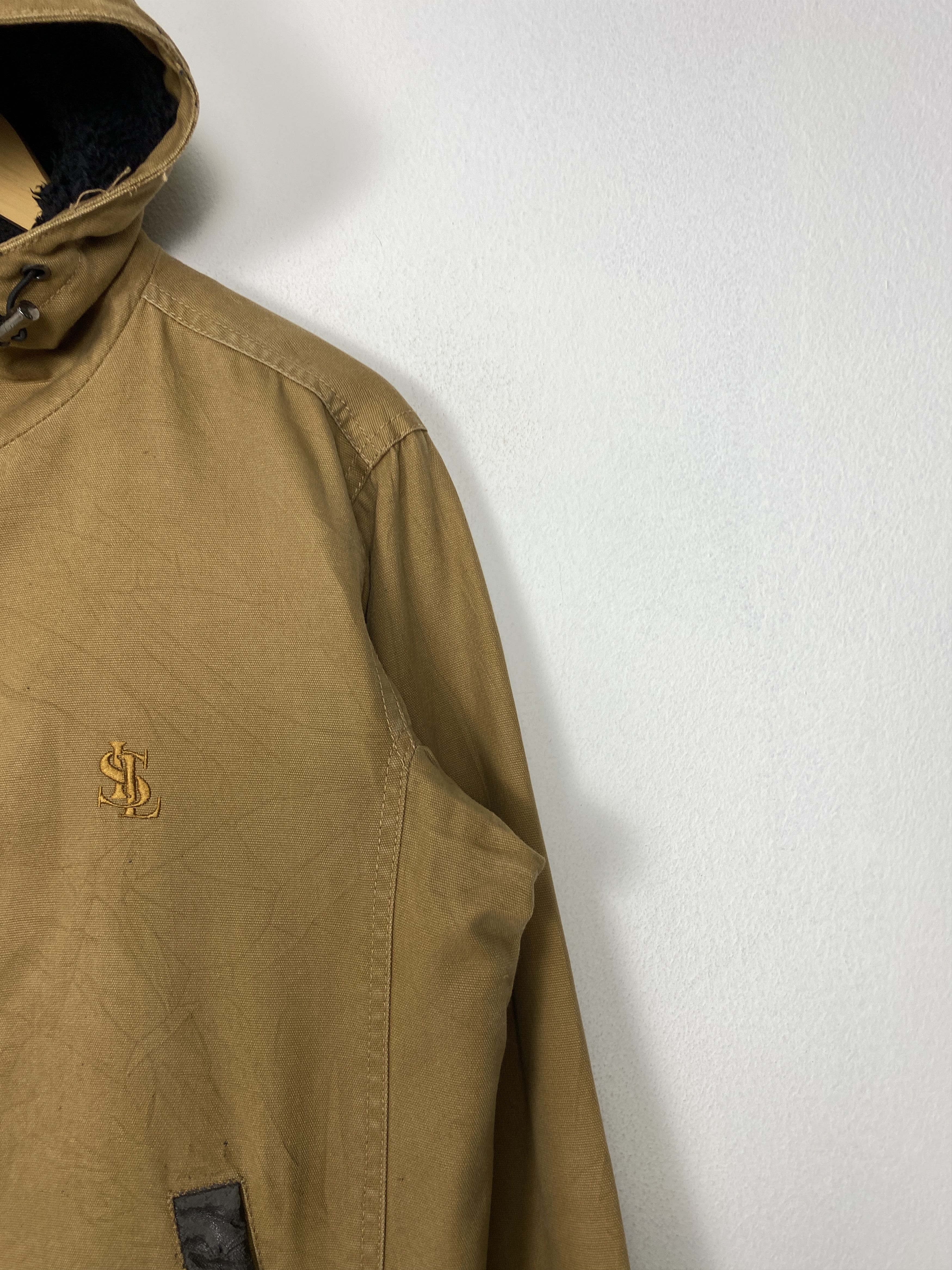 Japanese Brand Vintage ILLS Hoodie Camo Fleece Lining Jacket J1544 Size US S / EU 44-46 / 1 - 3 Thumbnail