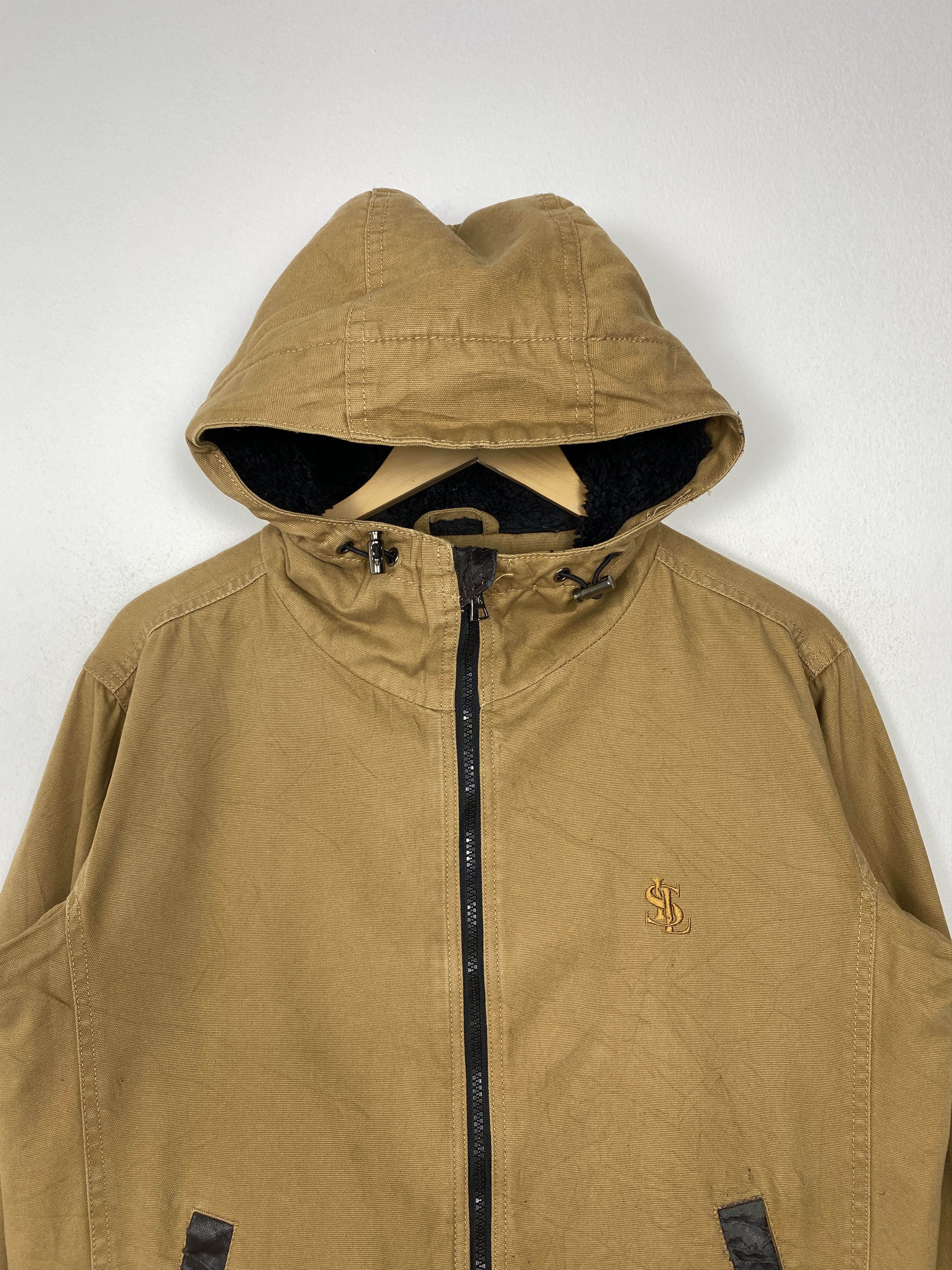 Japanese Brand Vintage ILLS Hoodie Camo Fleece Lining Jacket J1544 Size US S / EU 44-46 / 1 - 2 Thumbnail