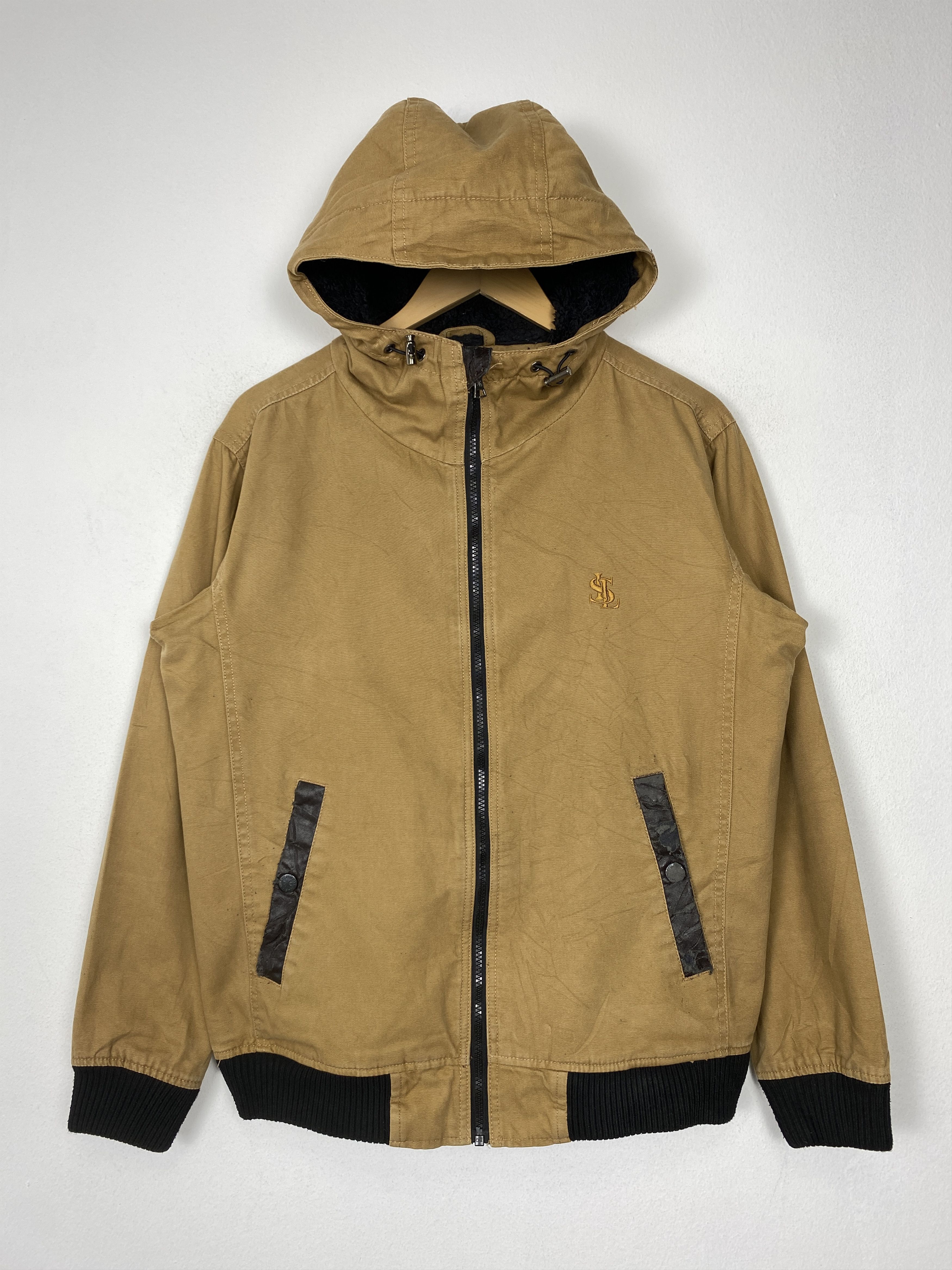 Japanese Brand Vintage ILLS Hoodie Camo Fleece Lining Jacket J1544 Size US S / EU 44-46 / 1 - 1 Thumbnail