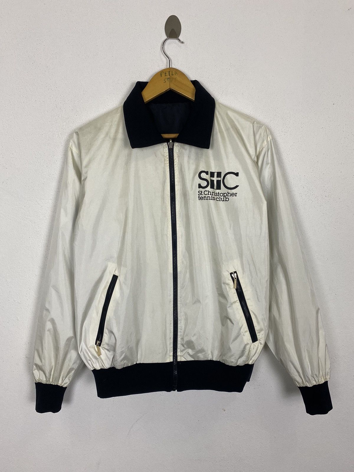 Sports Specialties × Vintage Vintage St. Christopher Tennis Club Reversible Jacket Size US M / EU 48-50 / 2 - 3 Thumbnail