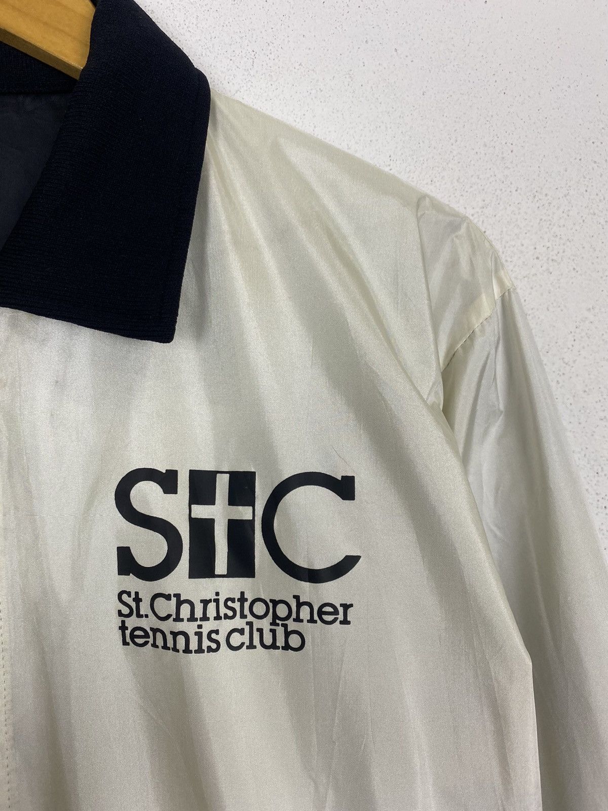 Sports Specialties × Vintage Vintage St. Christopher Tennis Club Reversible Jacket Size US M / EU 48-50 / 2 - 6 Thumbnail