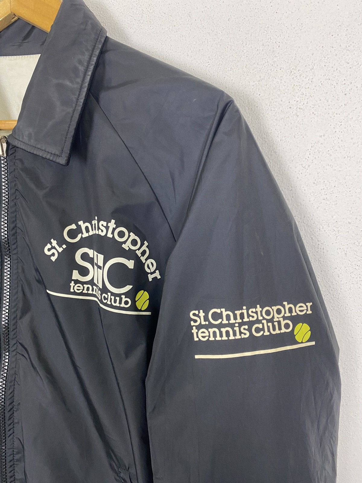 Sports Specialties × Vintage Vintage St. Christopher Tennis Club Reversible Jacket Size US M / EU 48-50 / 2 - 7 Thumbnail