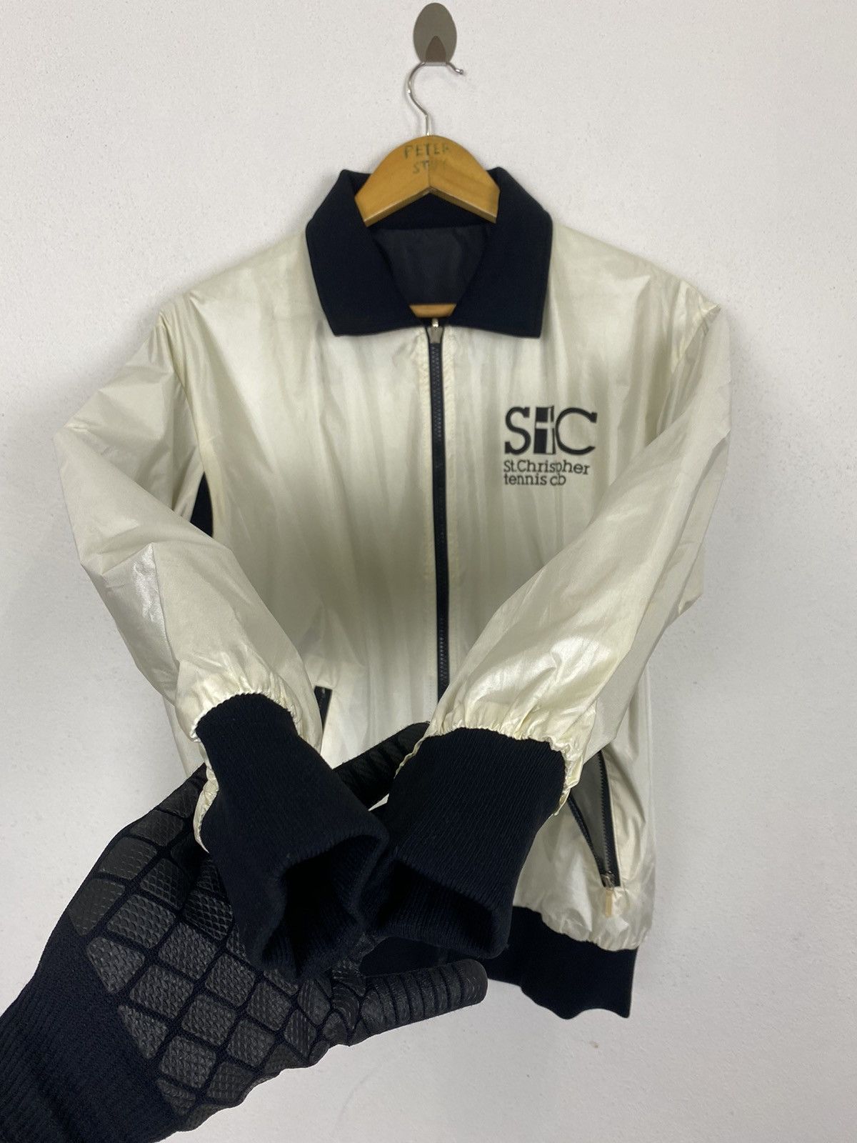 Sports Specialties × Vintage Vintage St. Christopher Tennis Club Reversible Jacket Size US M / EU 48-50 / 2 - 8 Thumbnail