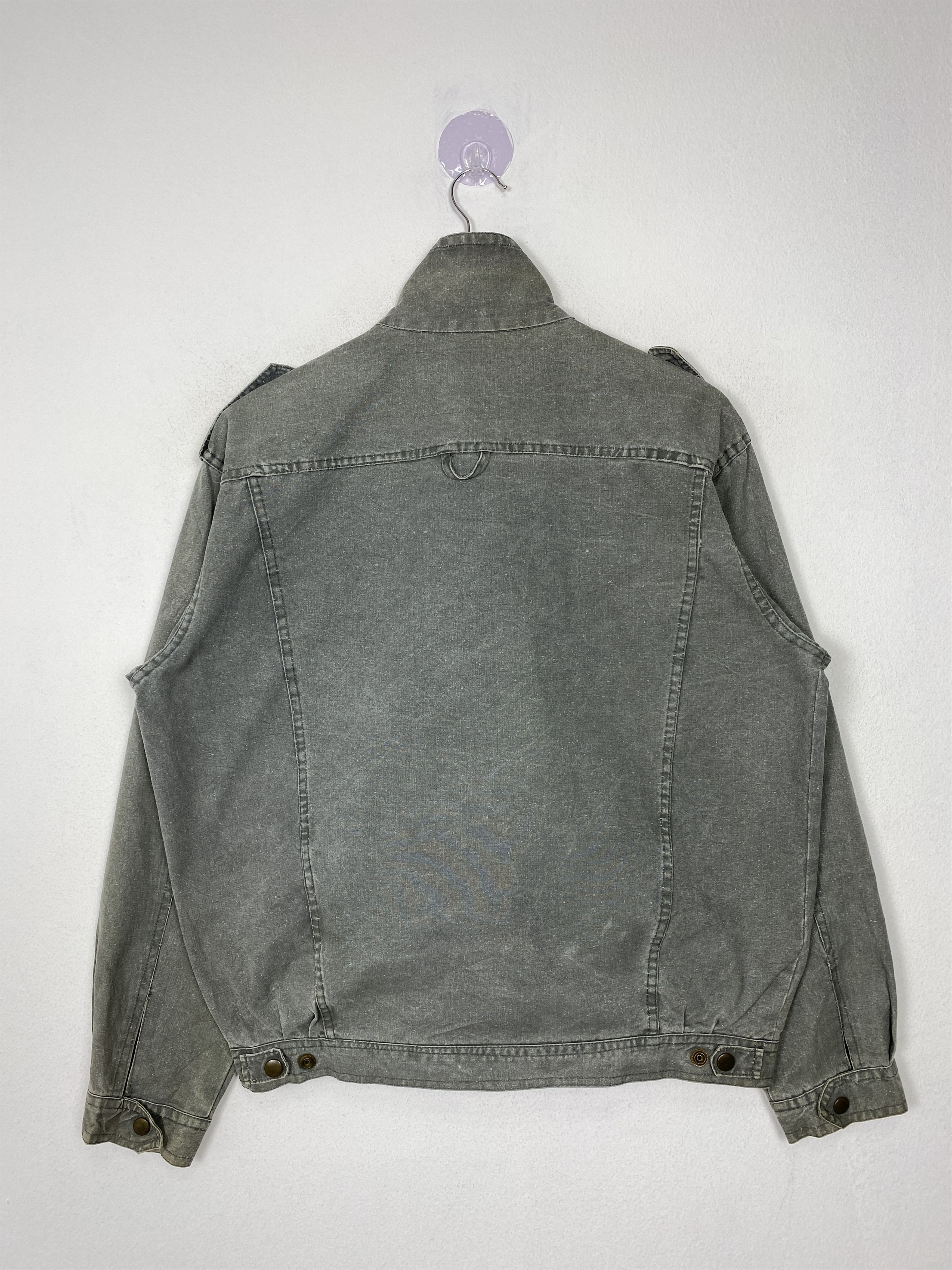 Japanese Brand Vintage Roger Flare Zip Up Denim Jacket J1546 Size US M / EU 48-50 / 2 - 8 Thumbnail