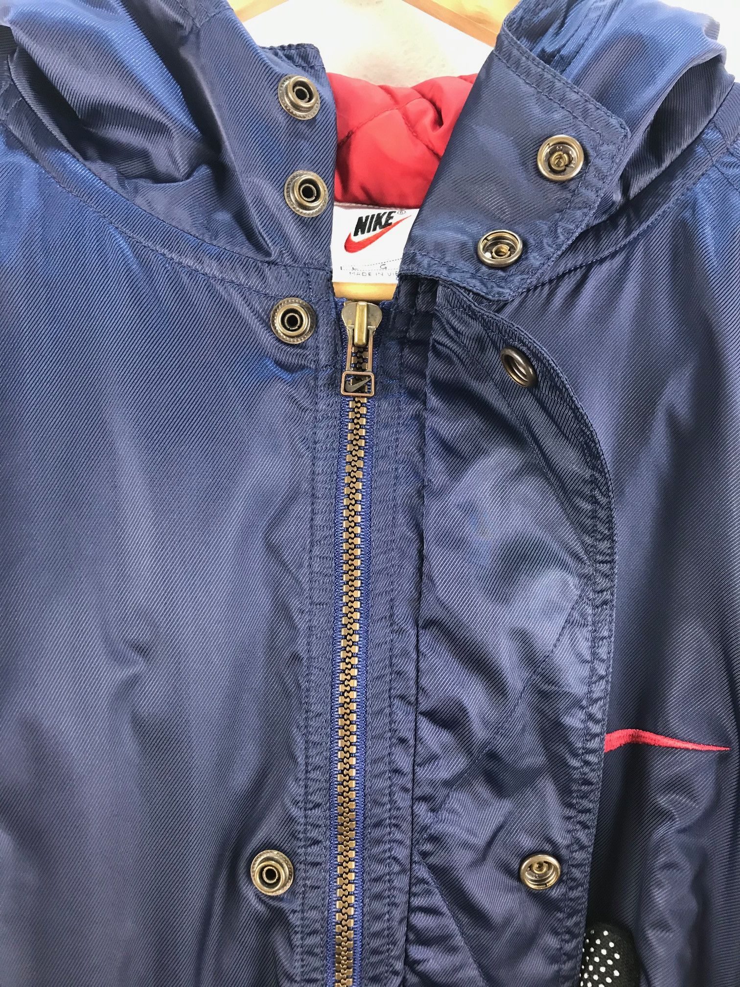 Nike Vintage Nike Swoosh Parka Jacket Size US L / EU 52-54 / 3 - 8 Thumbnail