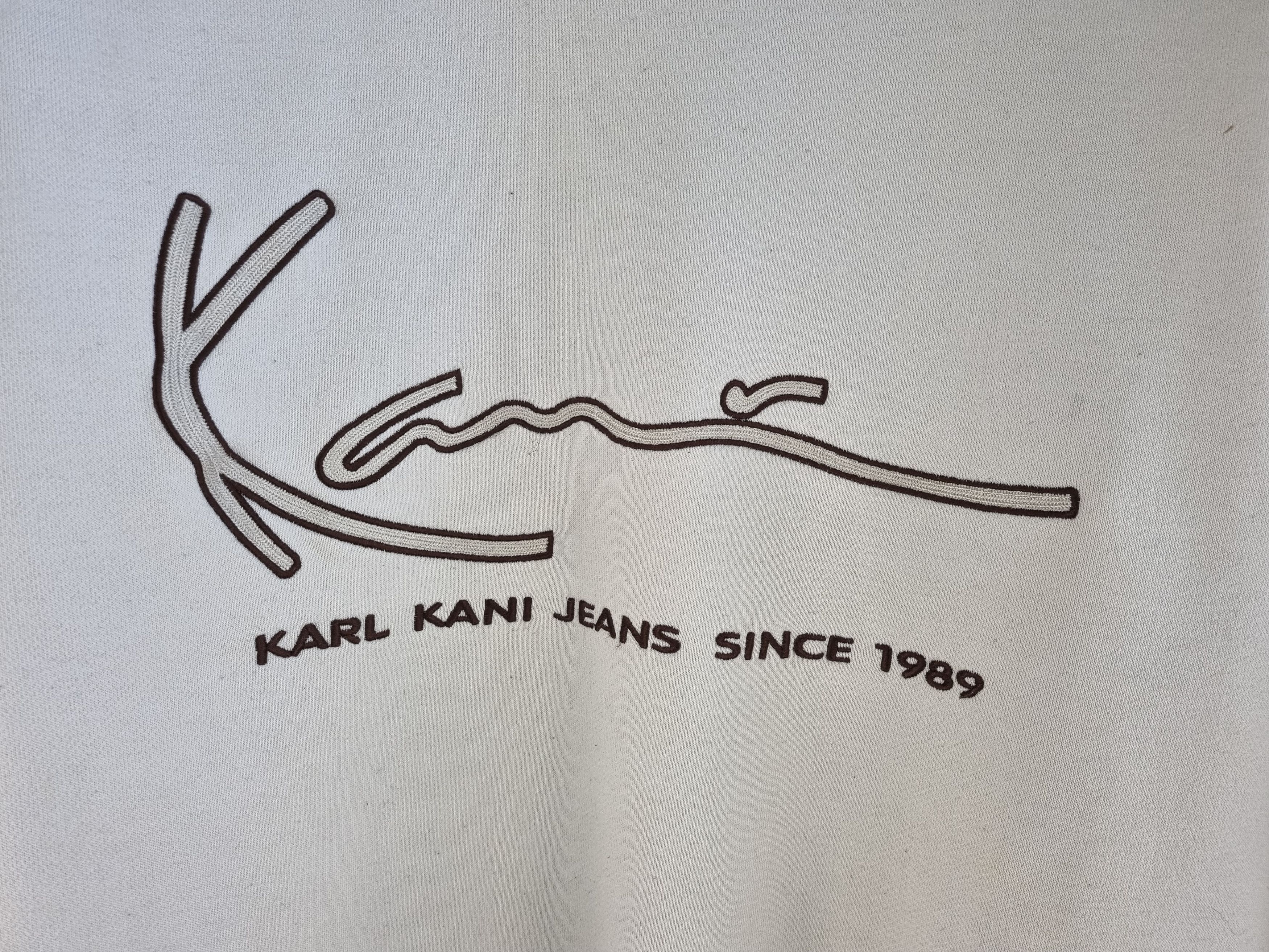 Karl Kani × Rap Tees 90s Rare KARL KANI Vintage spell out Script logo sweatshirt Size US XL / EU 56 / 4 - 3 Thumbnail