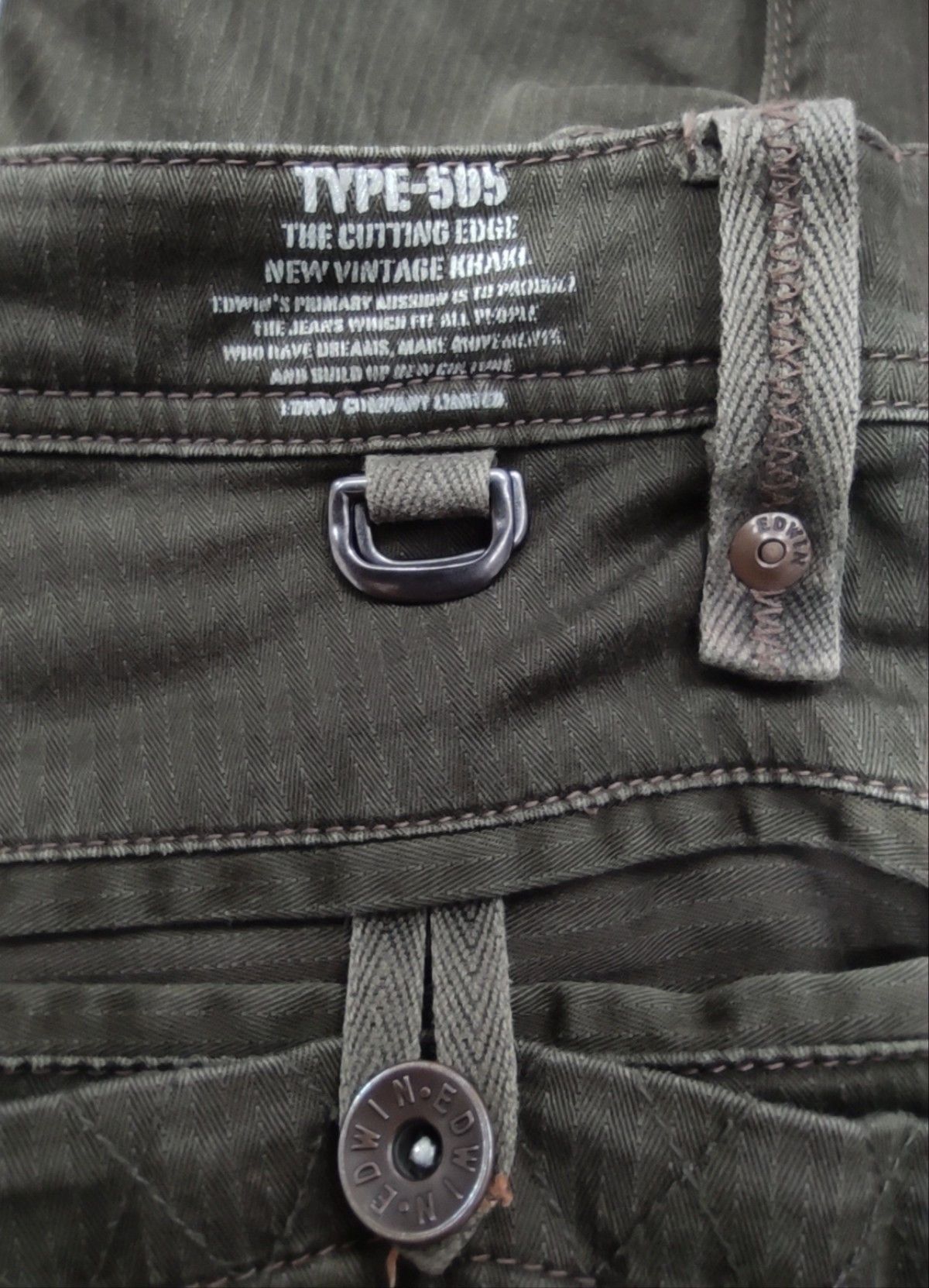 Edwin EDWIN Khaki Military Spec Cargo Pants Travis Scott Style Size US 30 / EU 46 - 13 Thumbnail
