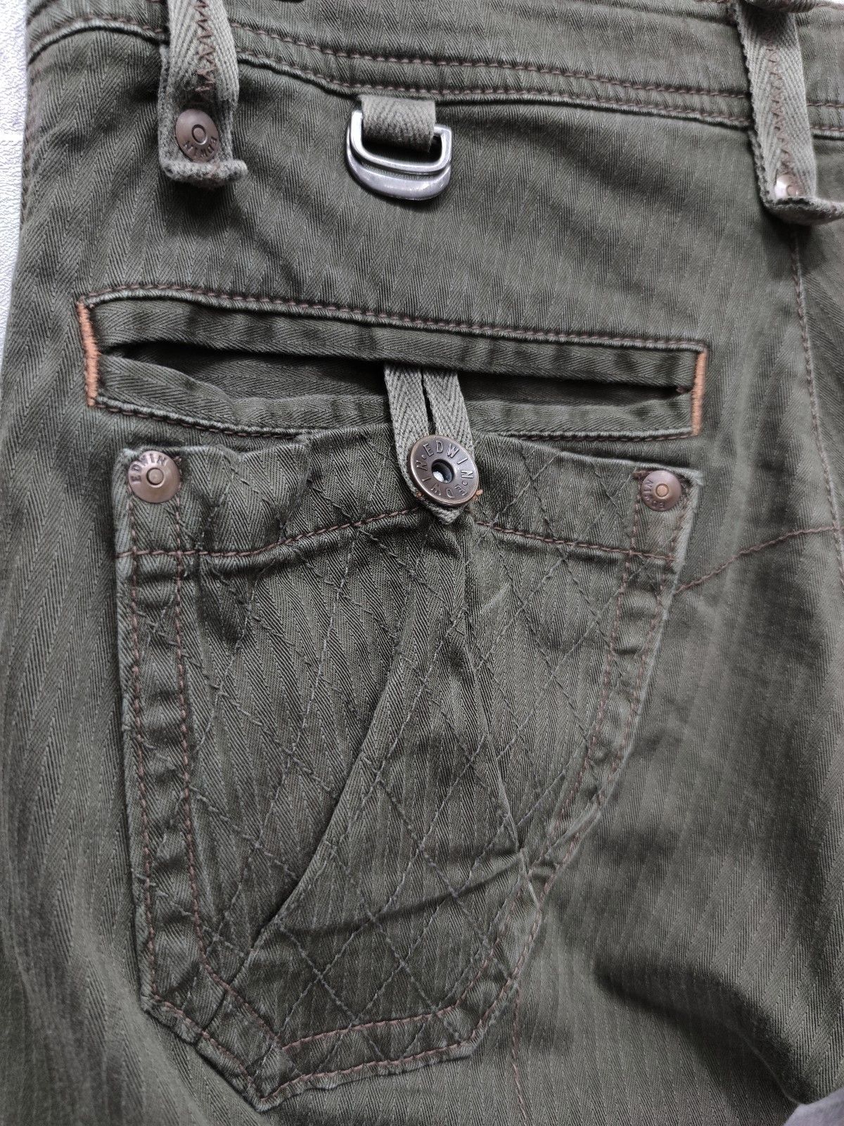 Edwin EDWIN Khaki Military Spec Cargo Pants Travis Scott Style Size US 30 / EU 46 - 14 Thumbnail