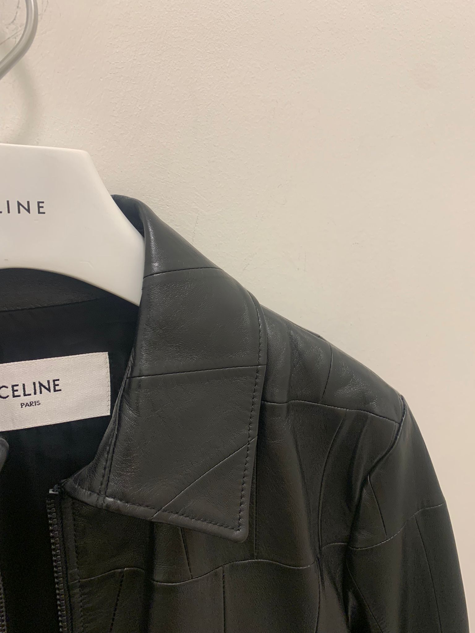 Celine Blouson Patchwork Leather Jacket in Black Size US S / EU 44-46 / 1 - 6 Thumbnail