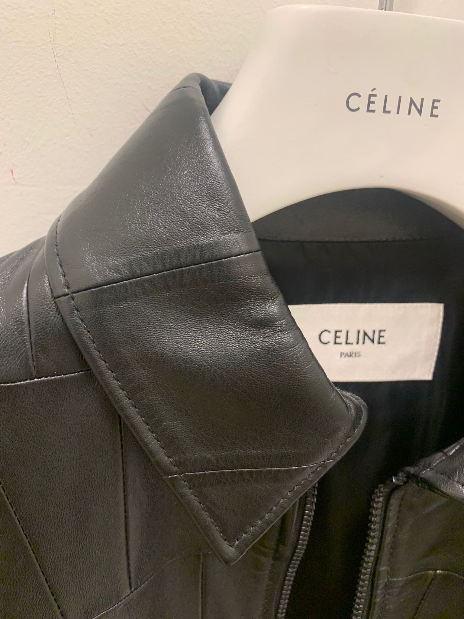 Celine Blouson Patchwork Leather Jacket in Black Size US S / EU 44-46 / 1 - 10 Thumbnail