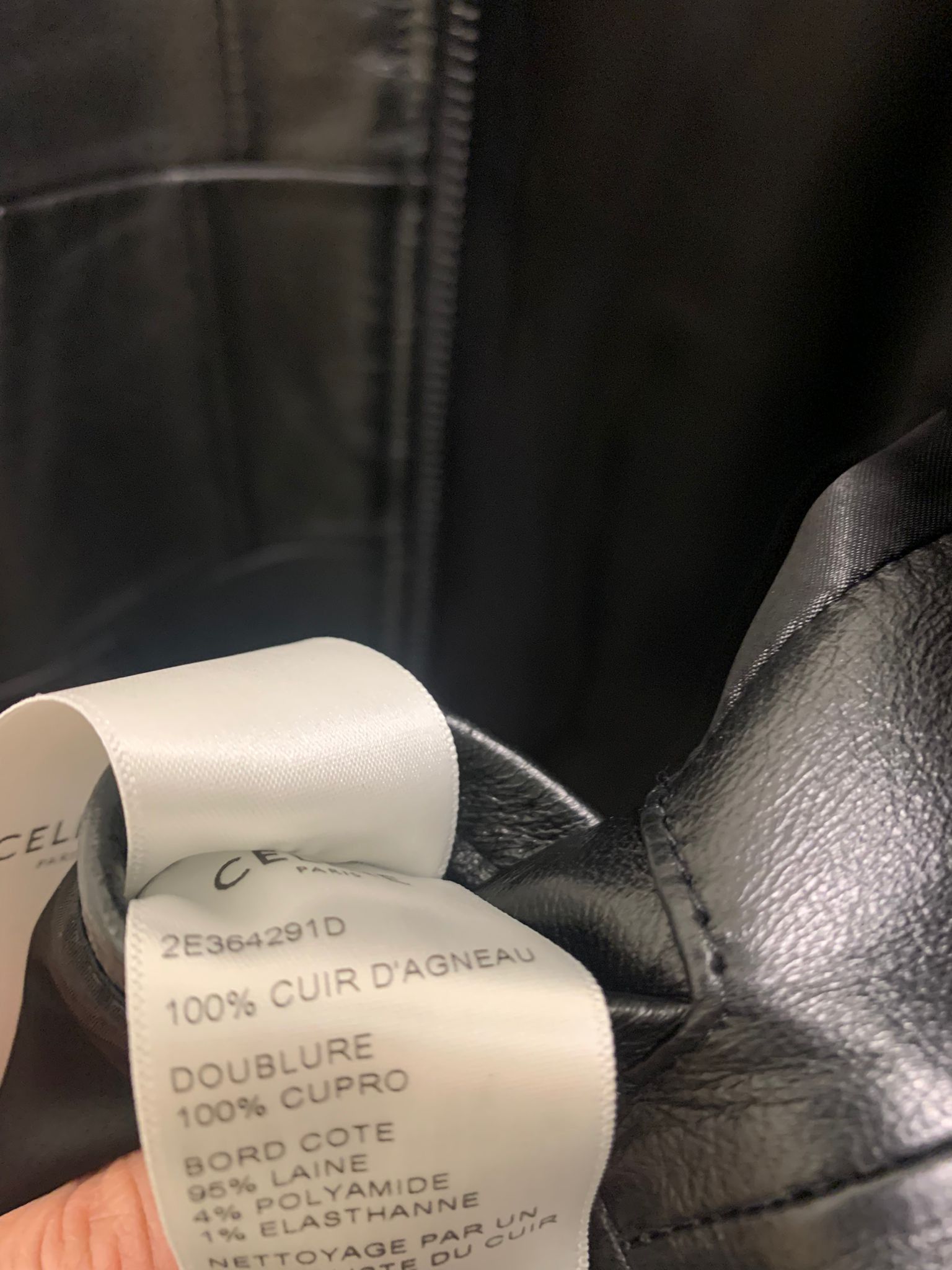 Celine Blouson Patchwork Leather Jacket in Black Size US S / EU 44-46 / 1 - 8 Thumbnail