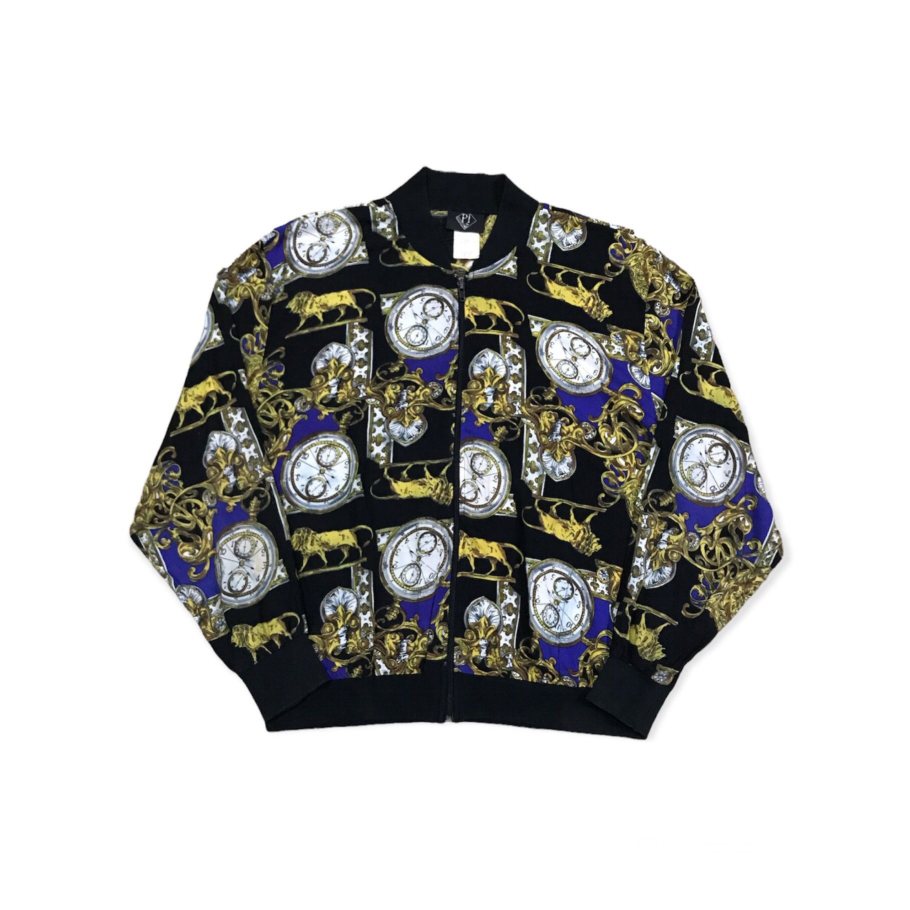 vintage baroque bomber jacket