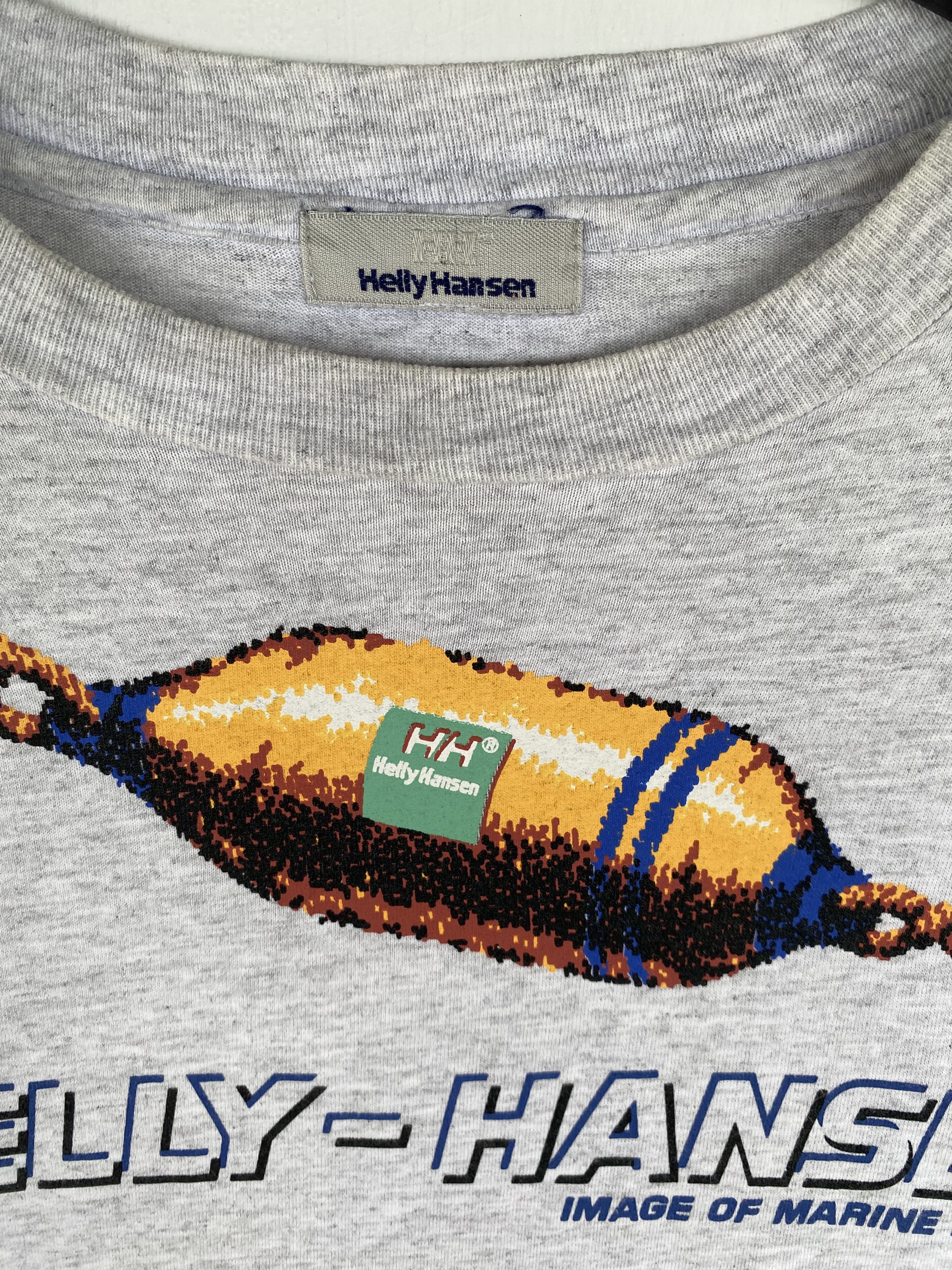 Helly Hansen 💥VINTAGE HELLY HANSEN Image of marine sports tee shirt Size US L / EU 52-54 / 3 - 3 Thumbnail