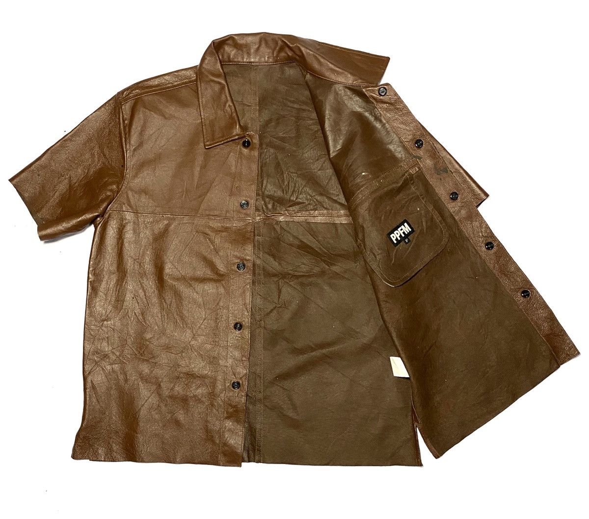 Leather × PPFM PPFM Leather Shirts Size US M / EU 48-50 / 2 - 2 Thumbnail
