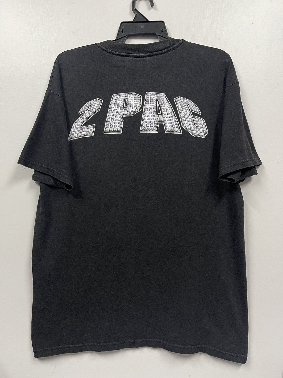 Rap Tees Very Rare Vintage Tupac Shakur American Rapper T Shirt Size US L / EU 52-54 / 3 - 3 Thumbnail