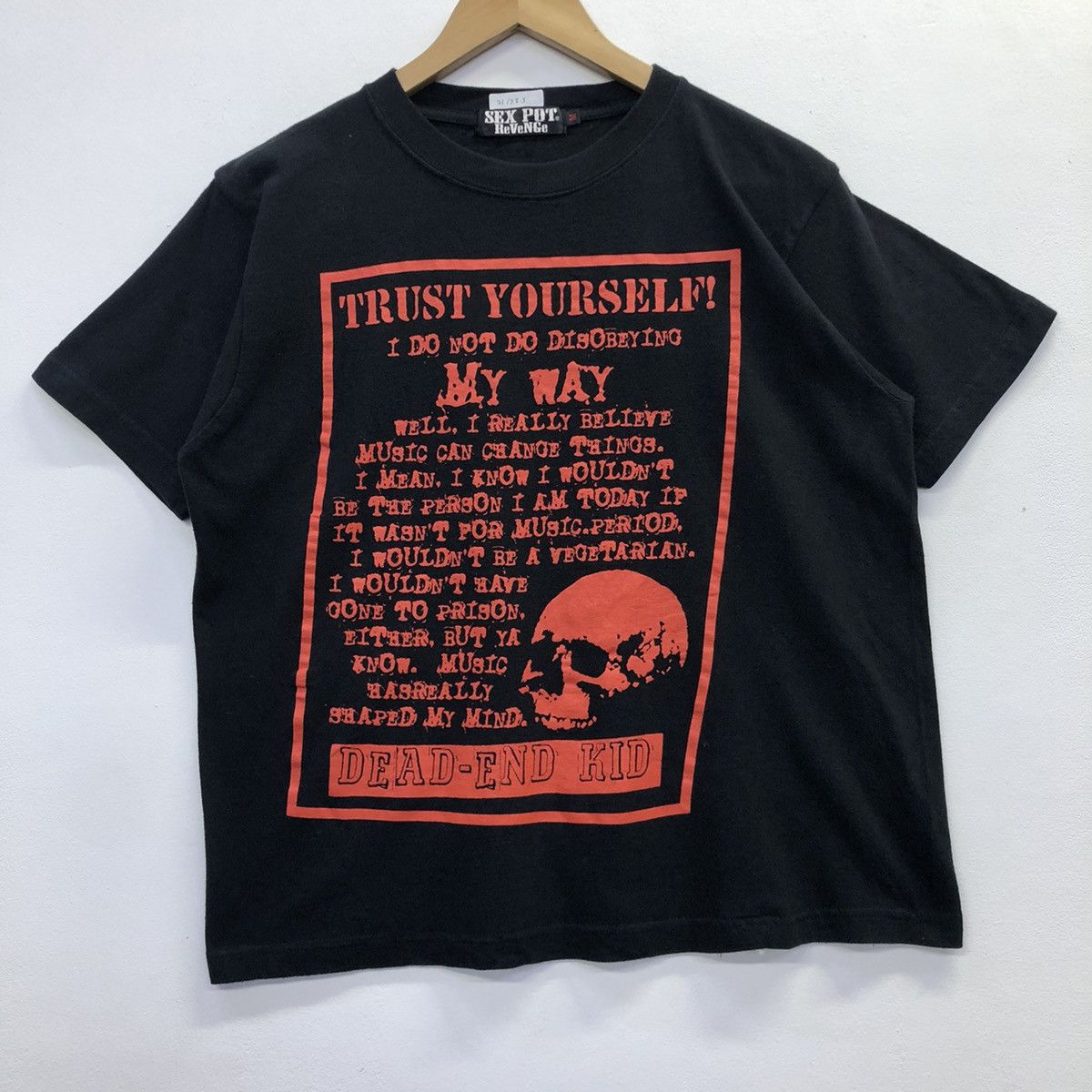 Band Tees × Japanese Brand × Revenge ‘Rare!! Sex Pot Revenge Trust Your Self T-shirt Size US M / EU 48-50 / 2 - 2 Thumbnail