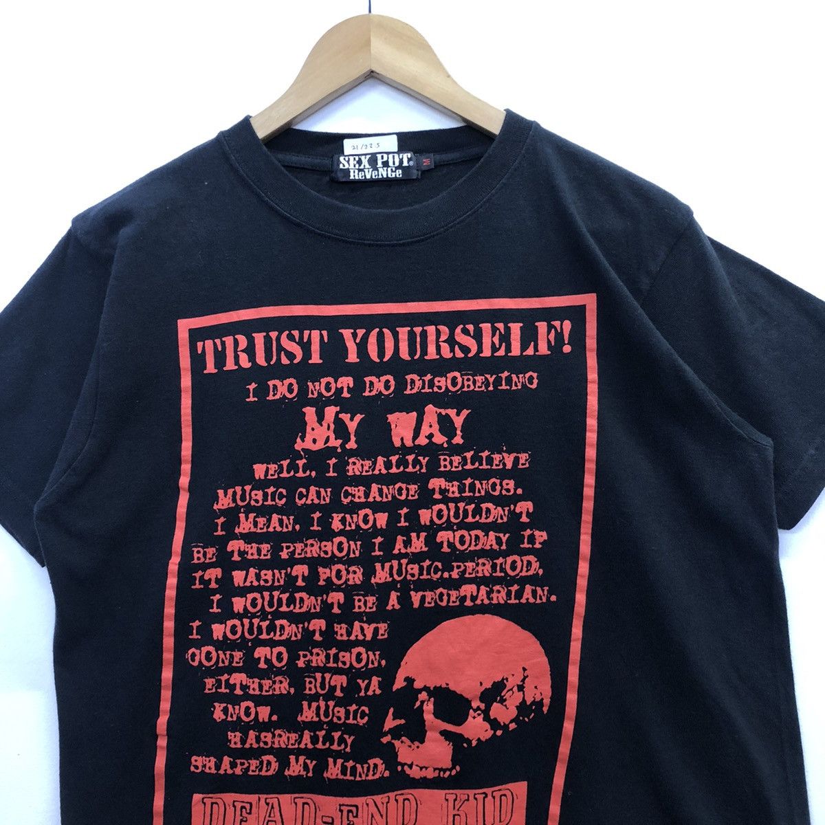 Band Tees × Japanese Brand × Revenge ‘Rare!! Sex Pot Revenge Trust Your Self T-shirt Size US M / EU 48-50 / 2 - 3 Thumbnail