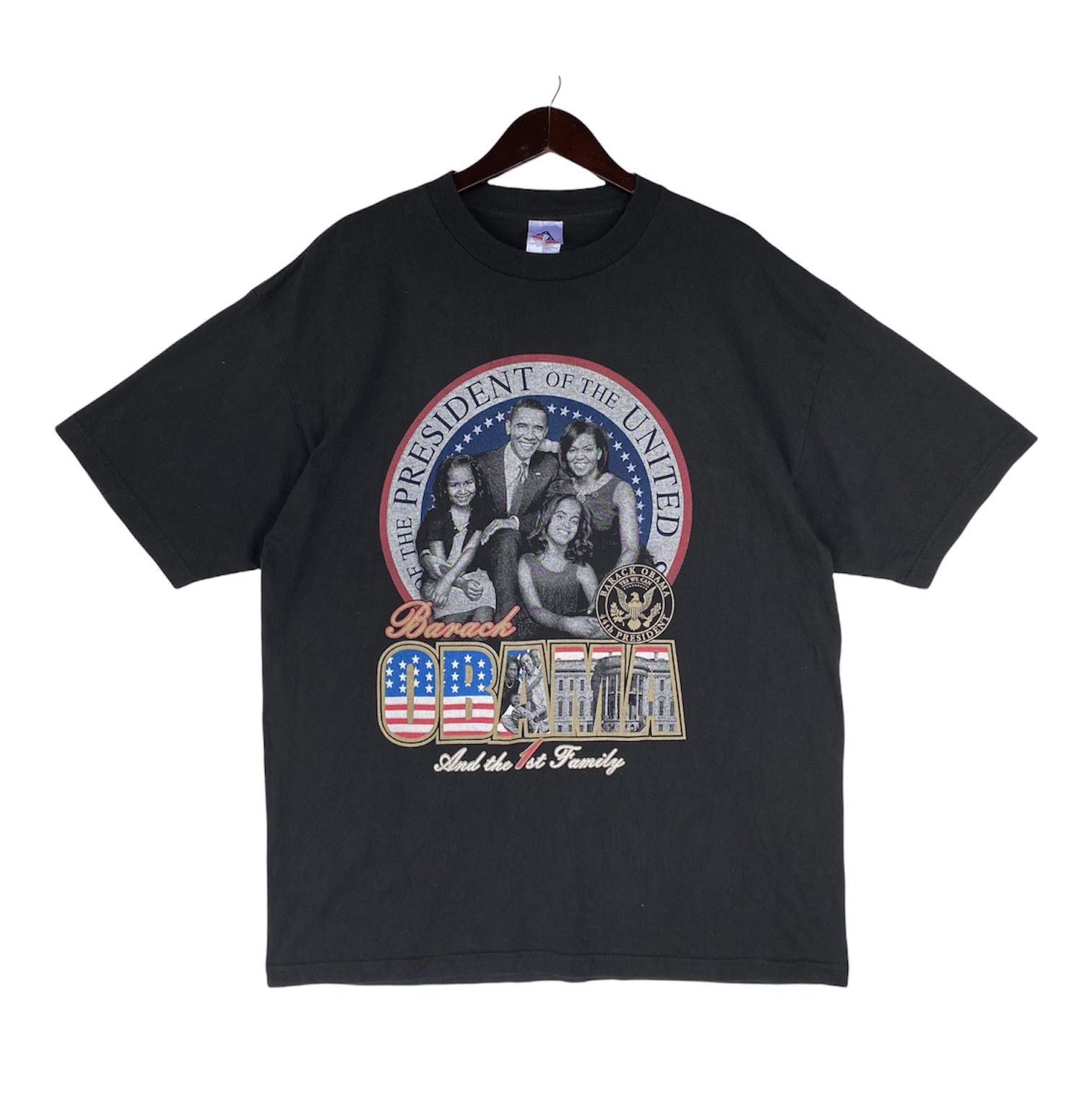Vintage VINTAGE BARACK OBAMA President of USA tee shirt Size US XL / EU 56 / 4 - 1 Thumbnail