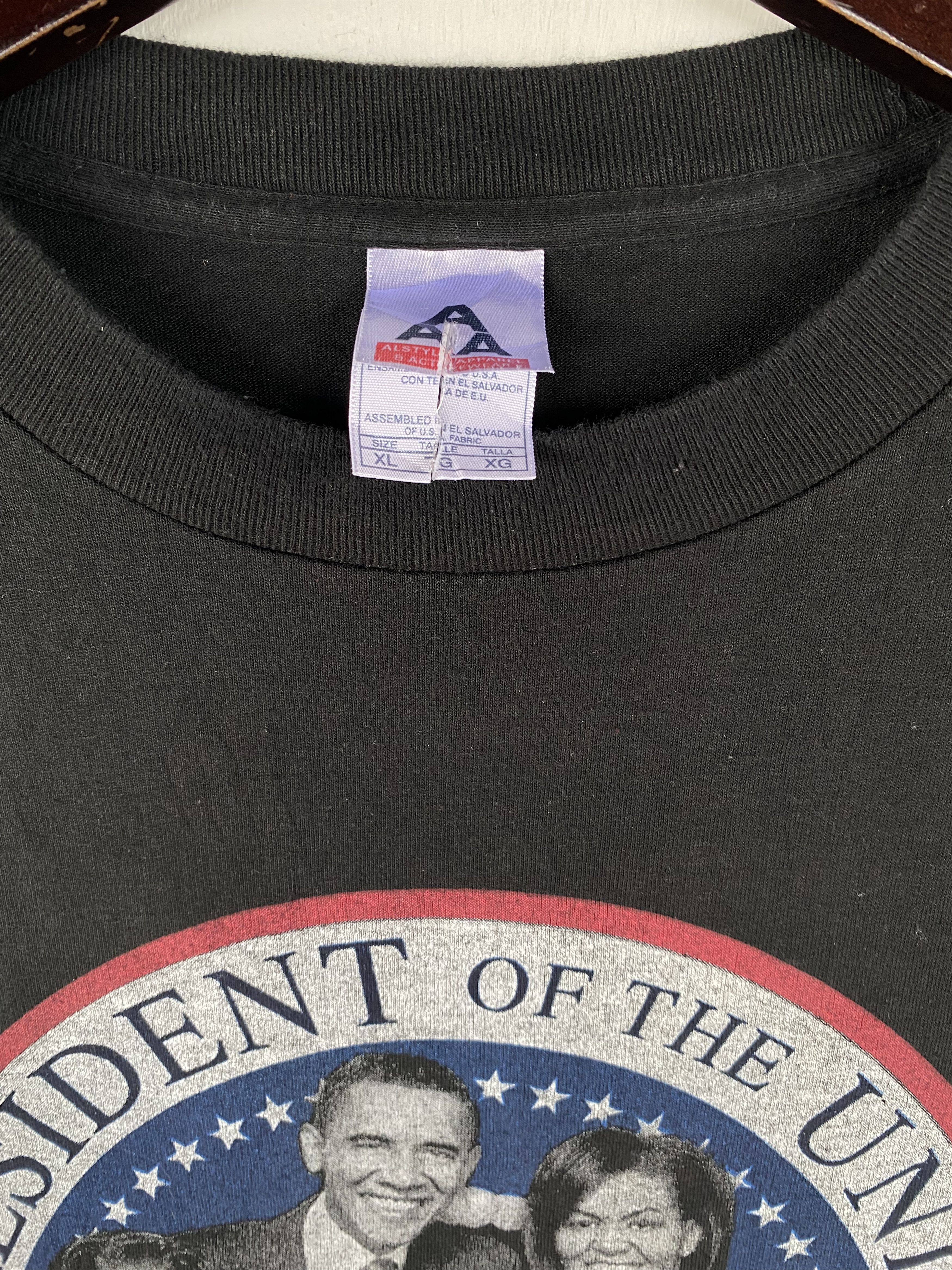 Vintage VINTAGE BARACK OBAMA President of USA tee shirt Size US XL / EU 56 / 4 - 3 Thumbnail