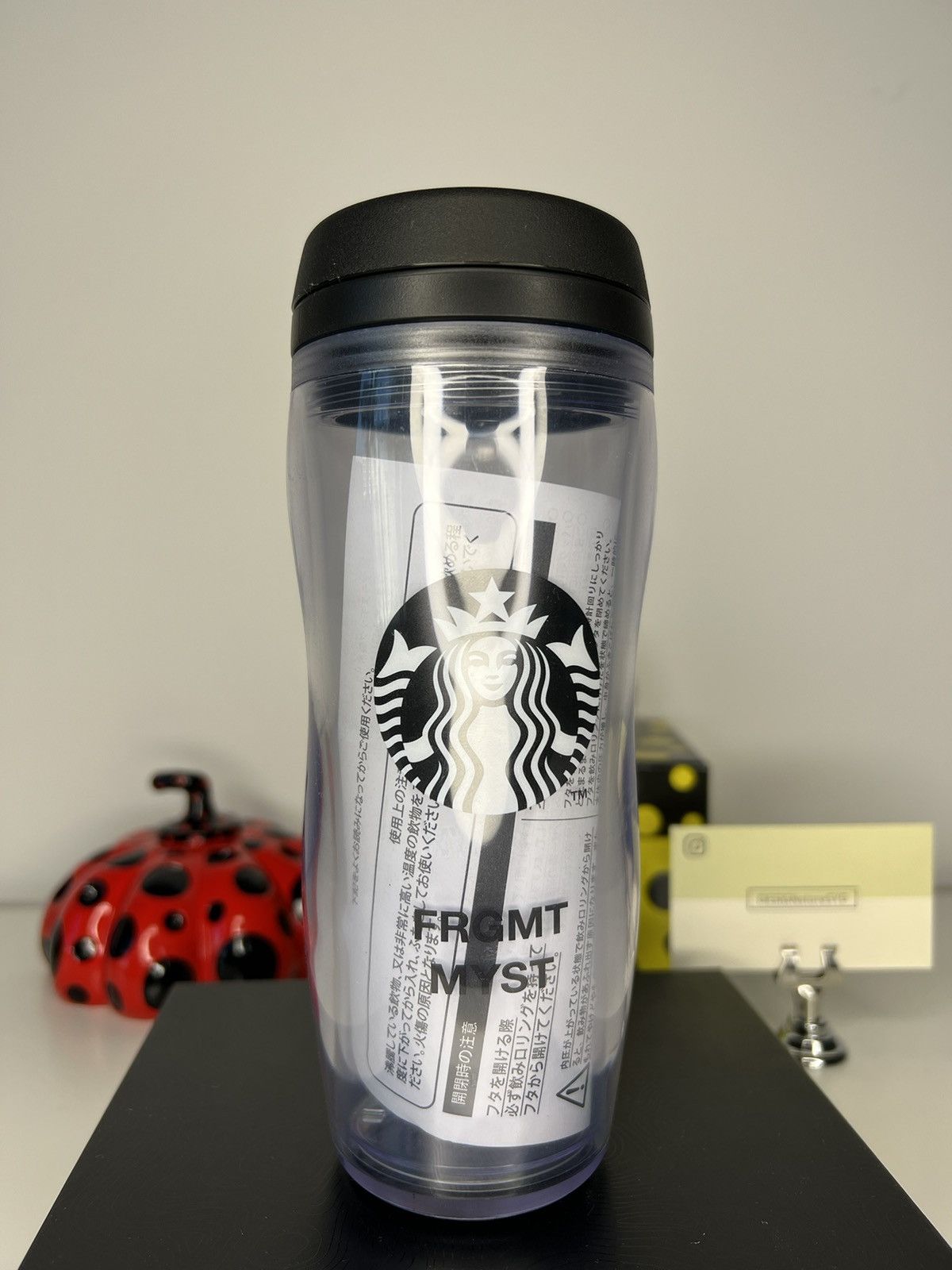 image of Fragment Design X Starbucks Myst Bottle in Black, Men's