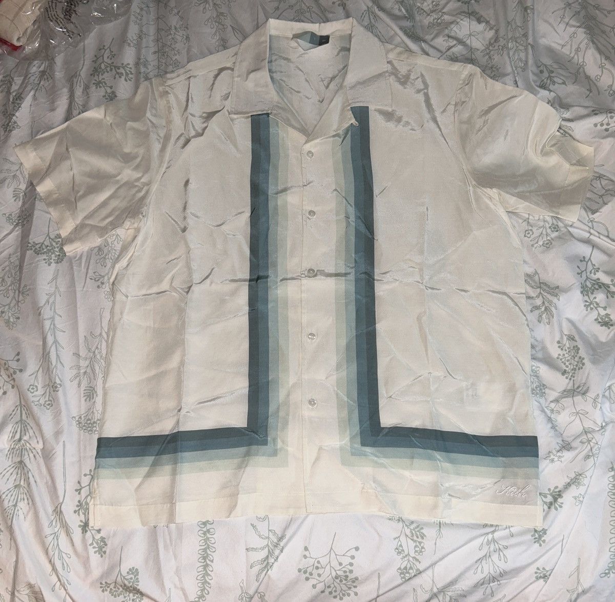 Kith Kith cupro linen Thompson camp collar shirt | Grailed