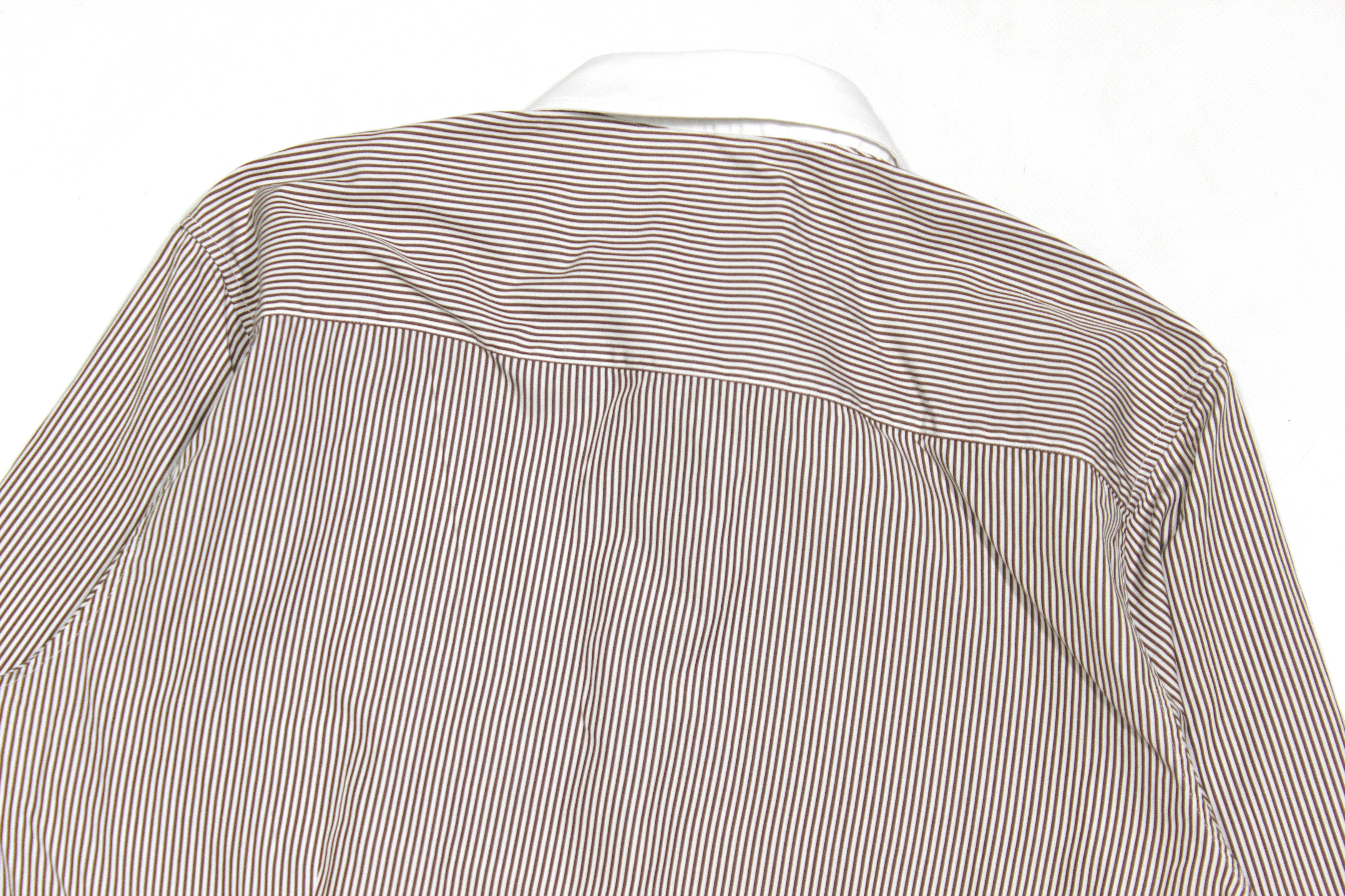 Gucci Striped Dress Skinny Fit Shirt 40 Size Size US M / EU 48-50 / 2 - 4 Thumbnail