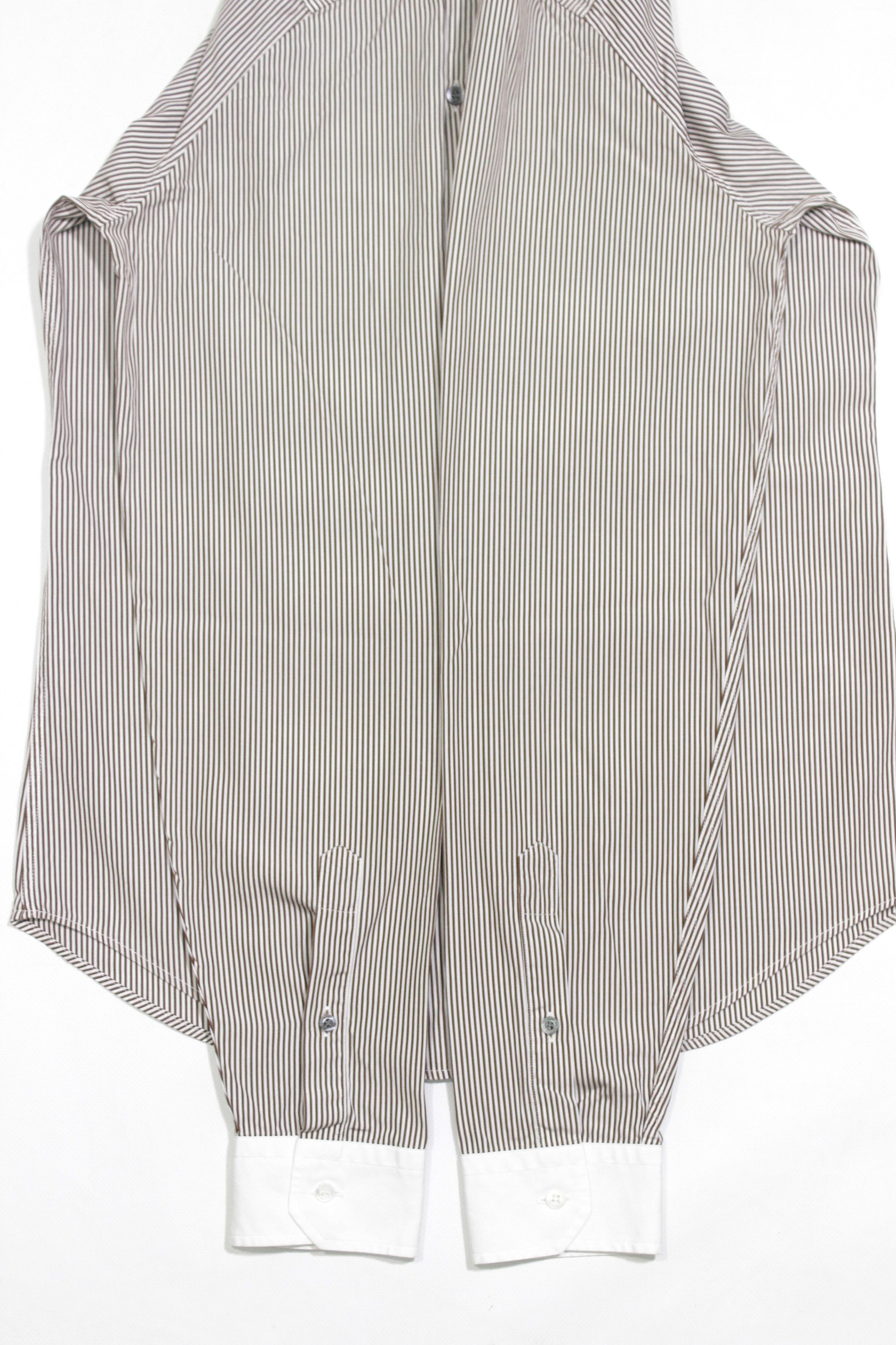 Gucci Striped Dress Skinny Fit Shirt 40 Size Size US M / EU 48-50 / 2 - 5 Thumbnail