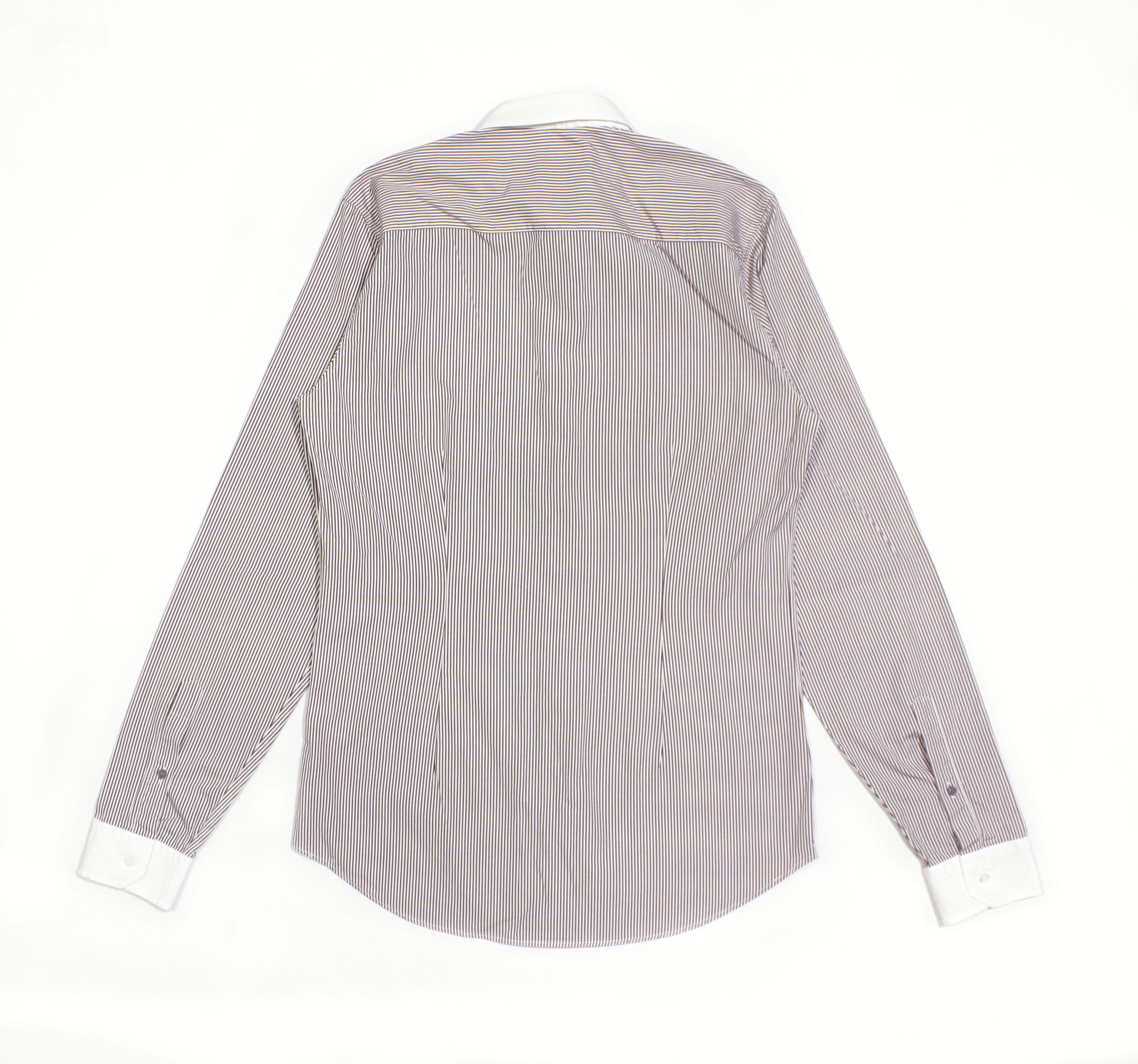 Gucci Striped Dress Skinny Fit Shirt 40 Size Size US M / EU 48-50 / 2 - 2 Thumbnail