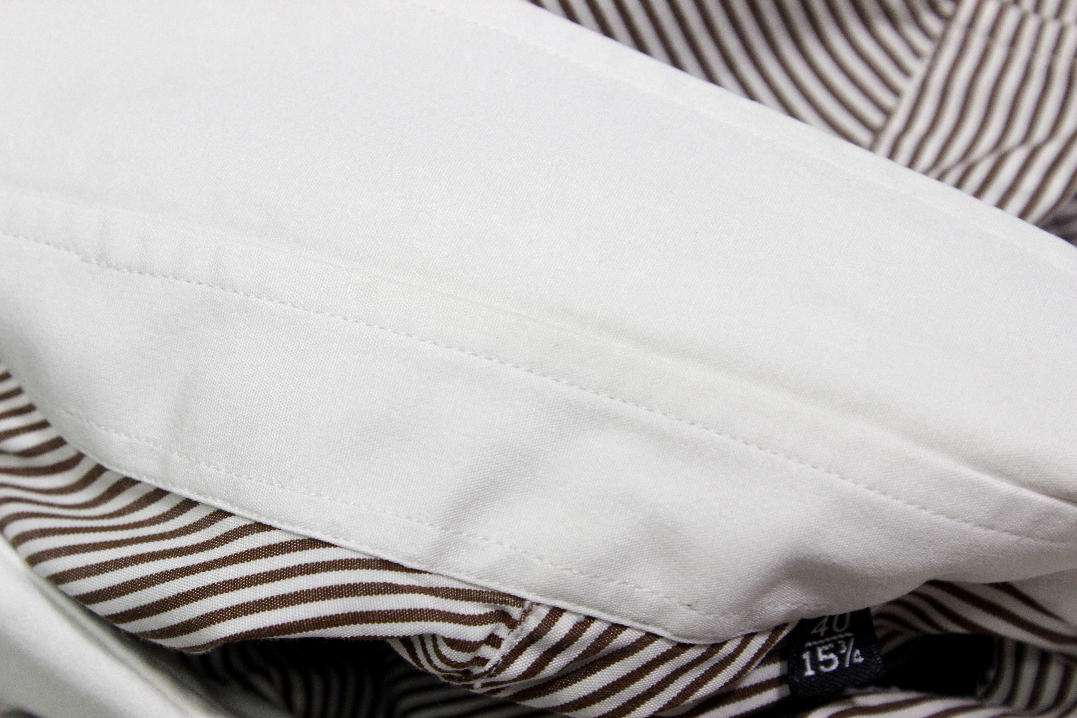 Gucci Striped Dress Skinny Fit Shirt 40 Size Size US M / EU 48-50 / 2 - 9 Thumbnail