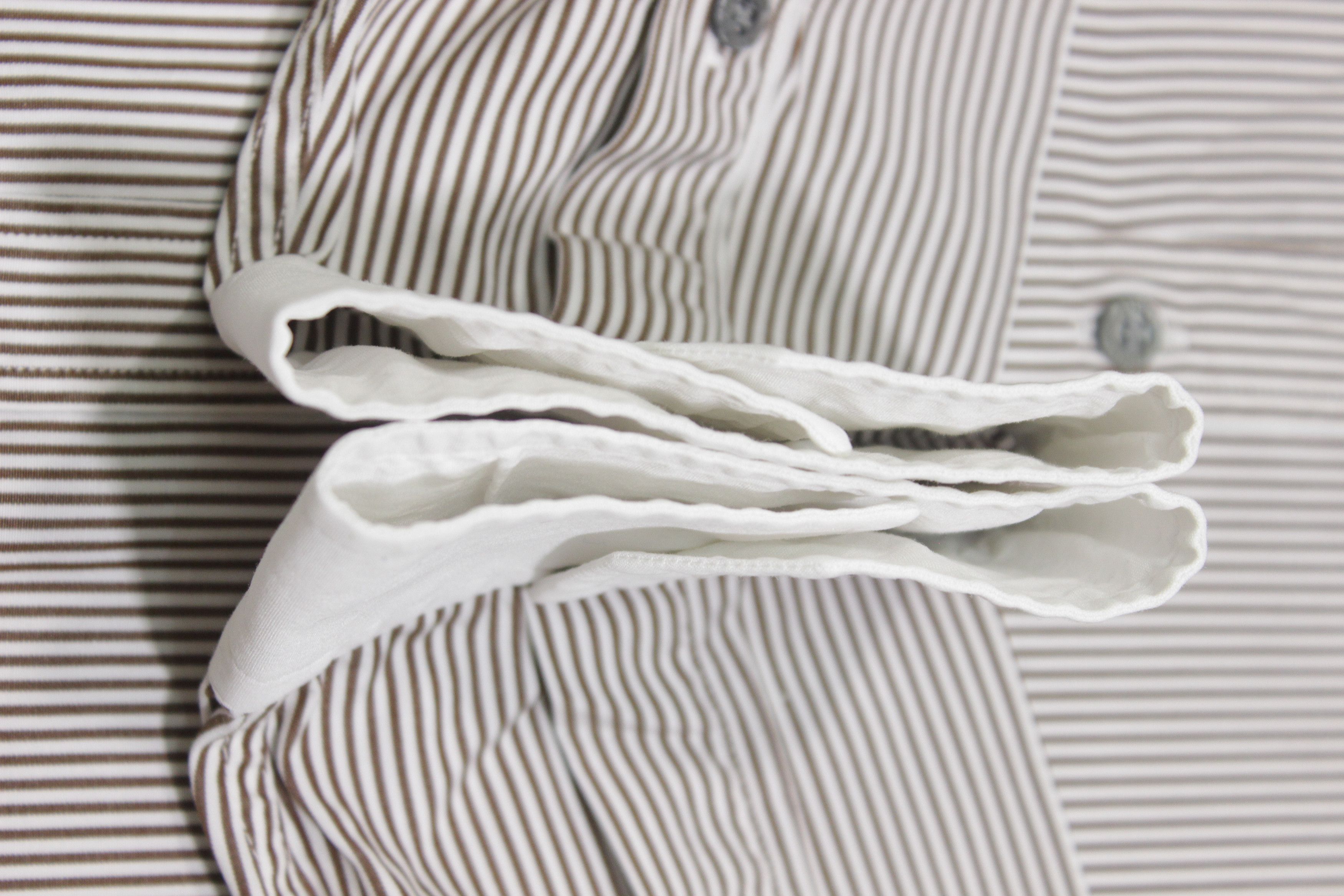 Gucci Striped Dress Skinny Fit Shirt 40 Size Size US M / EU 48-50 / 2 - 8 Thumbnail
