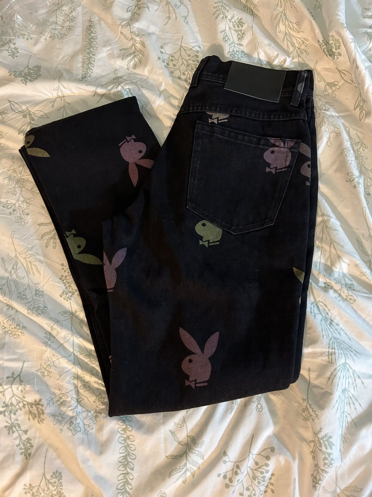 Playboy × Pleasures Playboy x pleasures scatter jeans all over 30 Size US 30 / EU 46 - 1 Thumbnail
