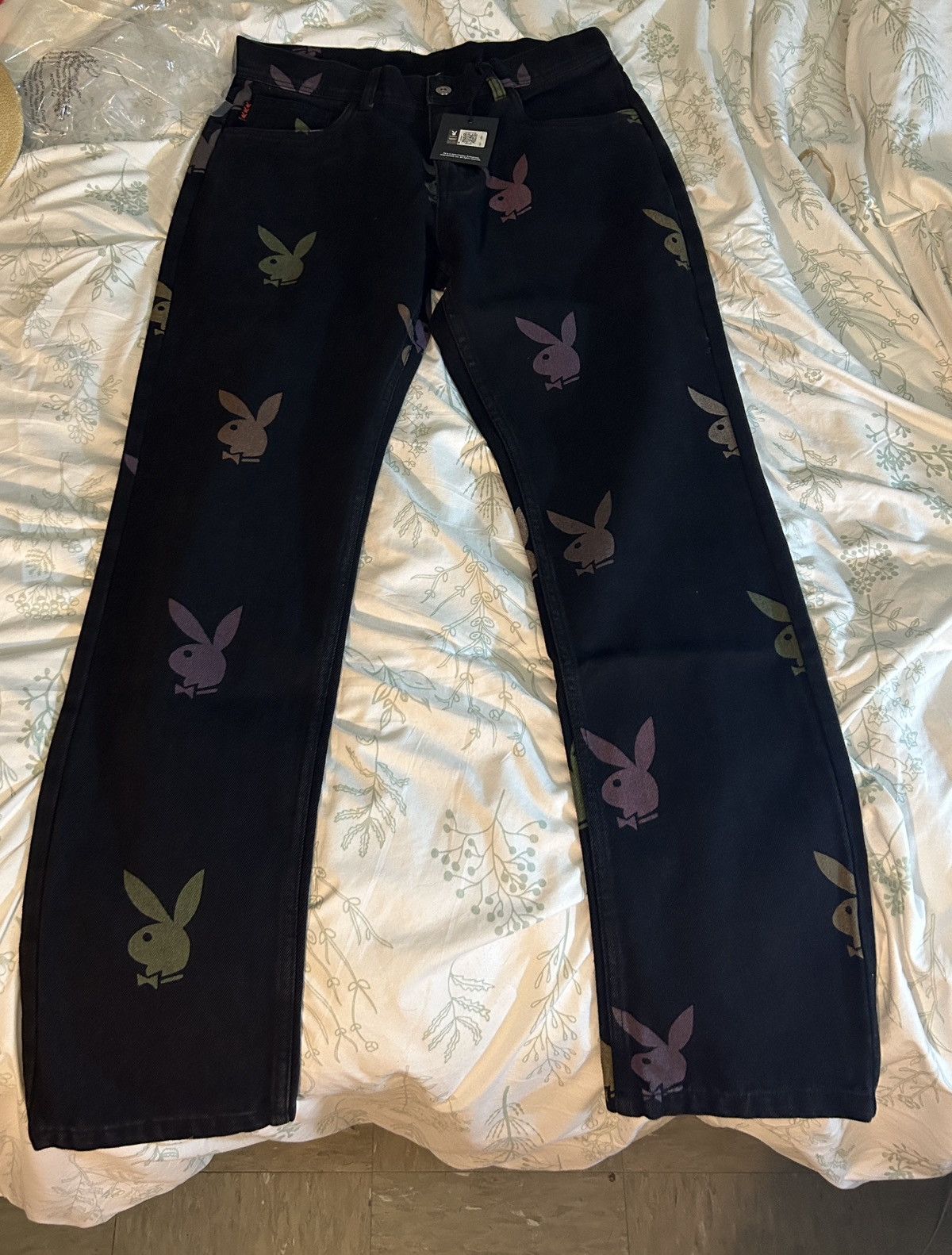 Playboy × Pleasures Playboy x pleasures scatter jeans all over 30 Size US 30 / EU 46 - 3 Thumbnail
