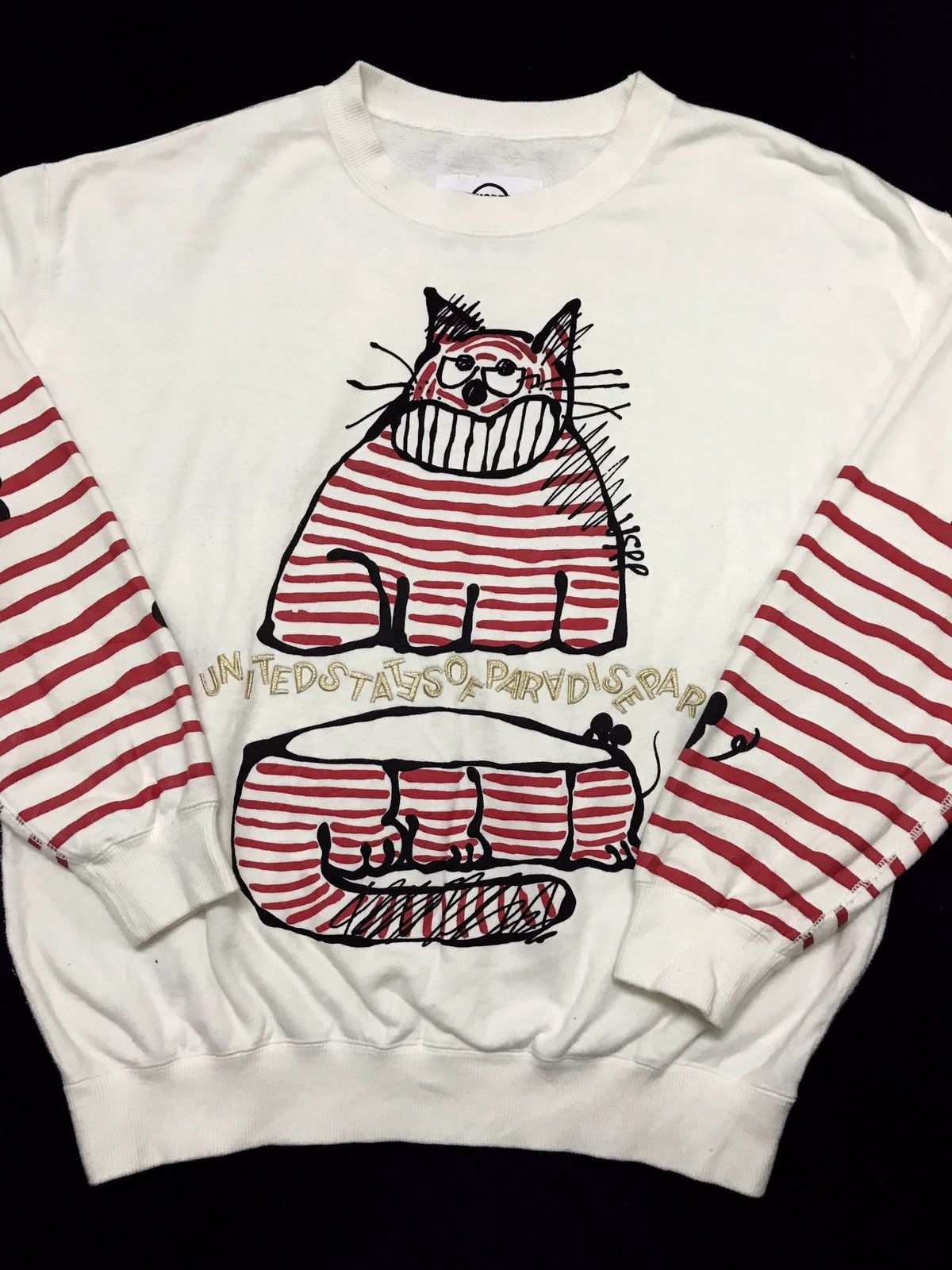 Designer × Japanese Brand × Vintage United States Of Paradise Park Sweatshirt Full Print Logo Size US M / EU 48-50 / 2 - 2 Thumbnail