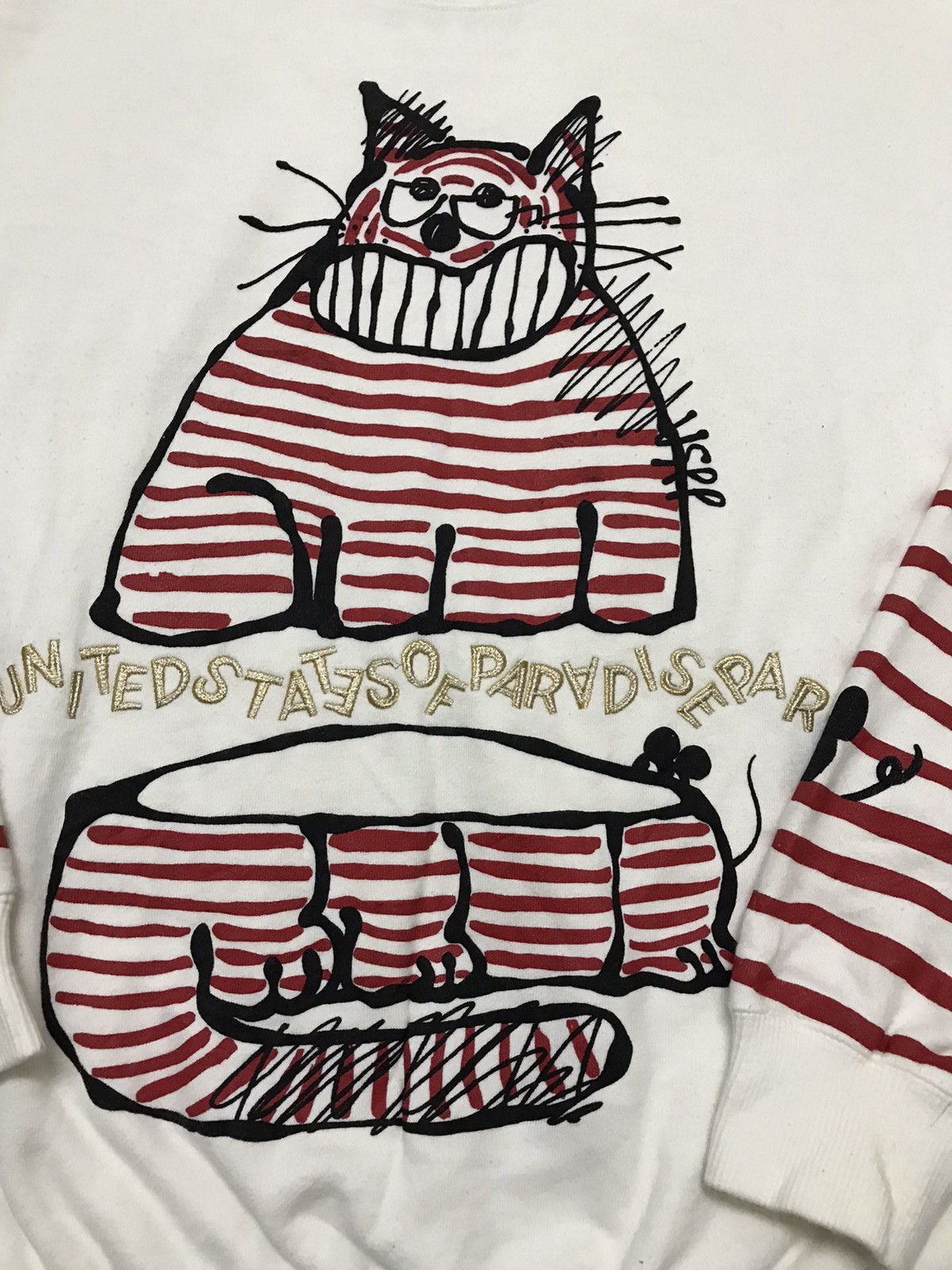 Designer × Japanese Brand × Vintage United States Of Paradise Park Sweatshirt Full Print Logo Size US M / EU 48-50 / 2 - 3 Thumbnail